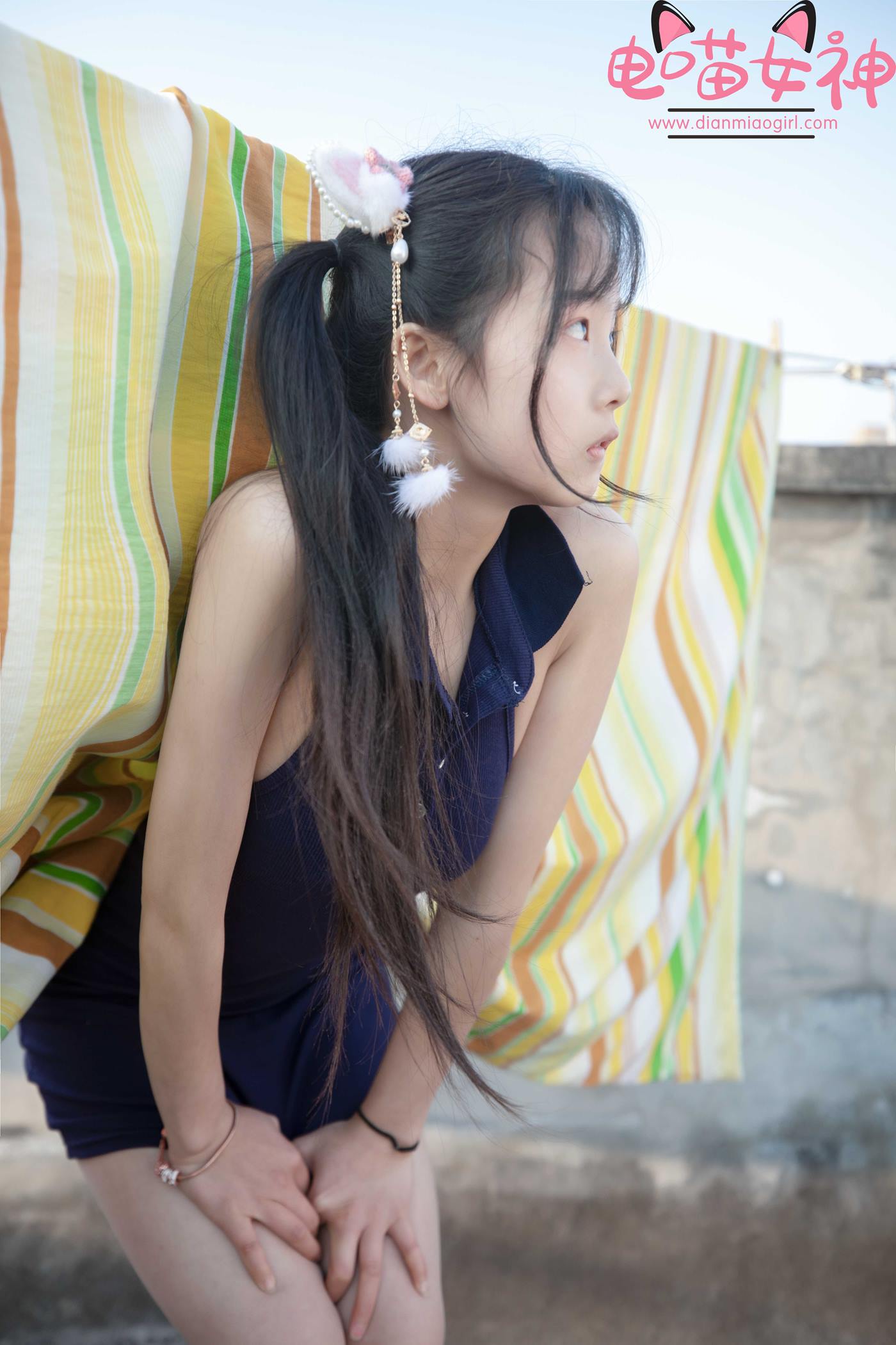 图片[29]-电喵女神 NO.007 灵唯 天台[54P] – 速更版-美库