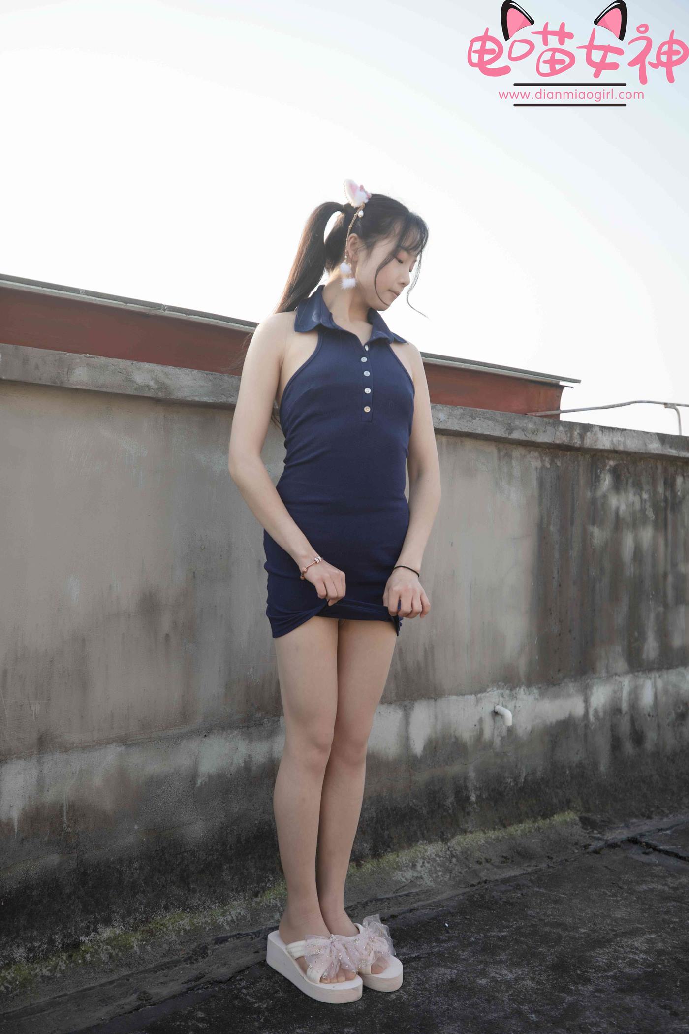 图片[55]-电喵女神 NO.007 灵唯 天台[54P] – 速更版-美库