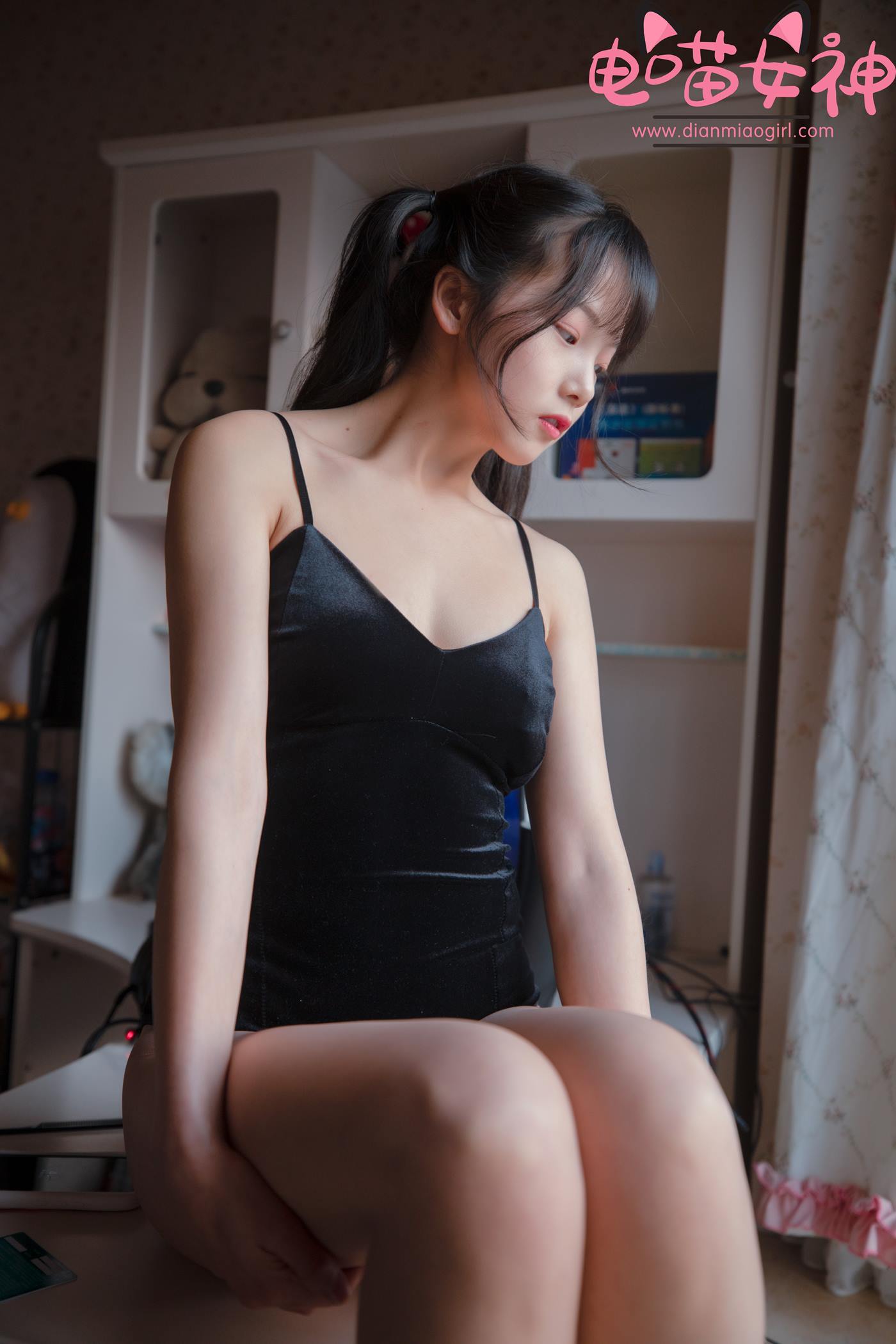 图片[13]-电喵女神 008 灵唯 黑纱王者 [17P] – 速更版-美库