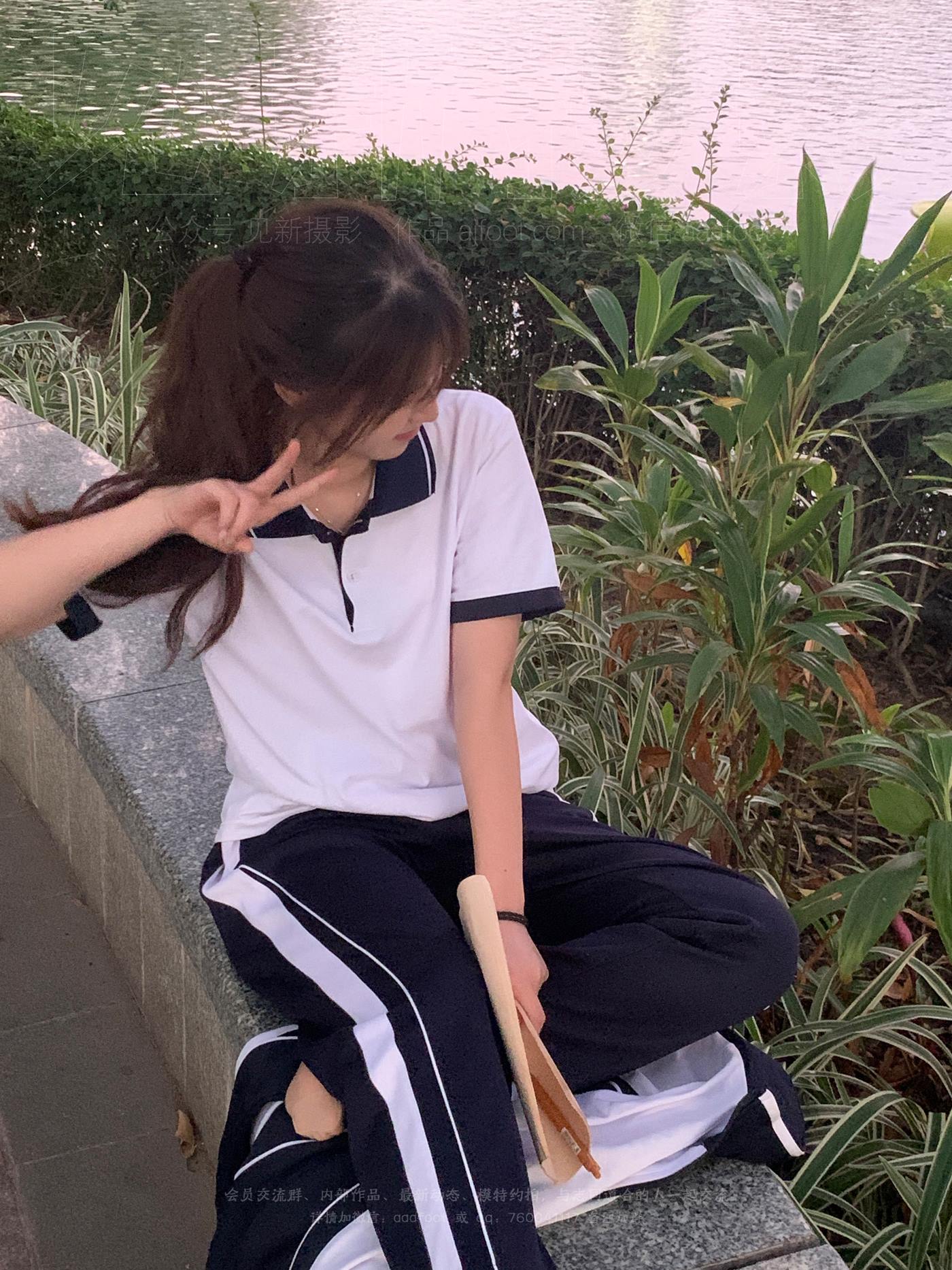 图片[36]-[见新摄影]NO.050 -抖音可爱学苑风，奶乖少女 [160P] – 速更版-美库