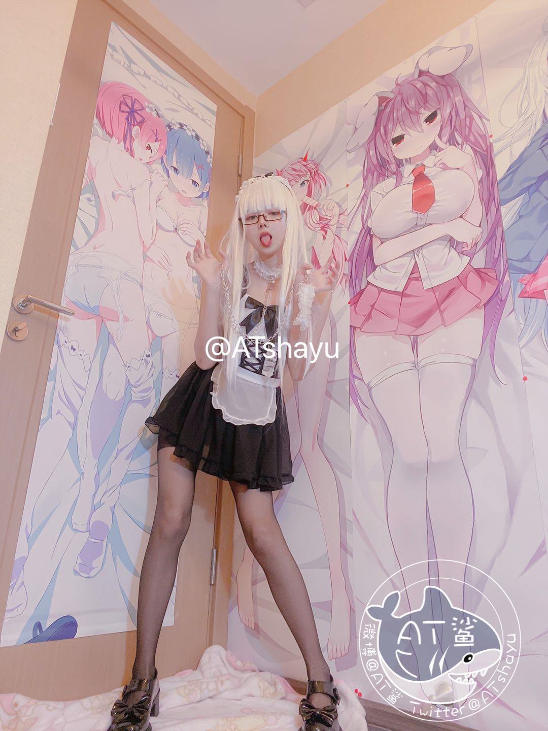 图片[16]-AT鲨 –  女仆开档袜 [19P] – 速更版-美库