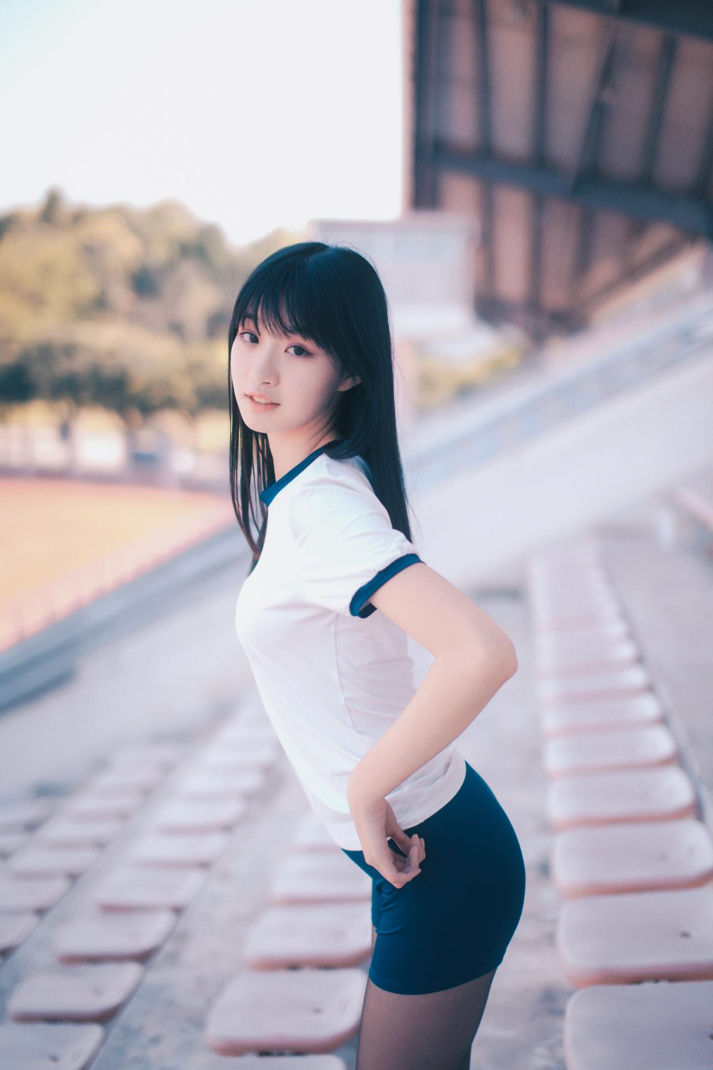 图片[10]-沧霁桔梗  – 黑丝体操服[53P] – 速更版-美库