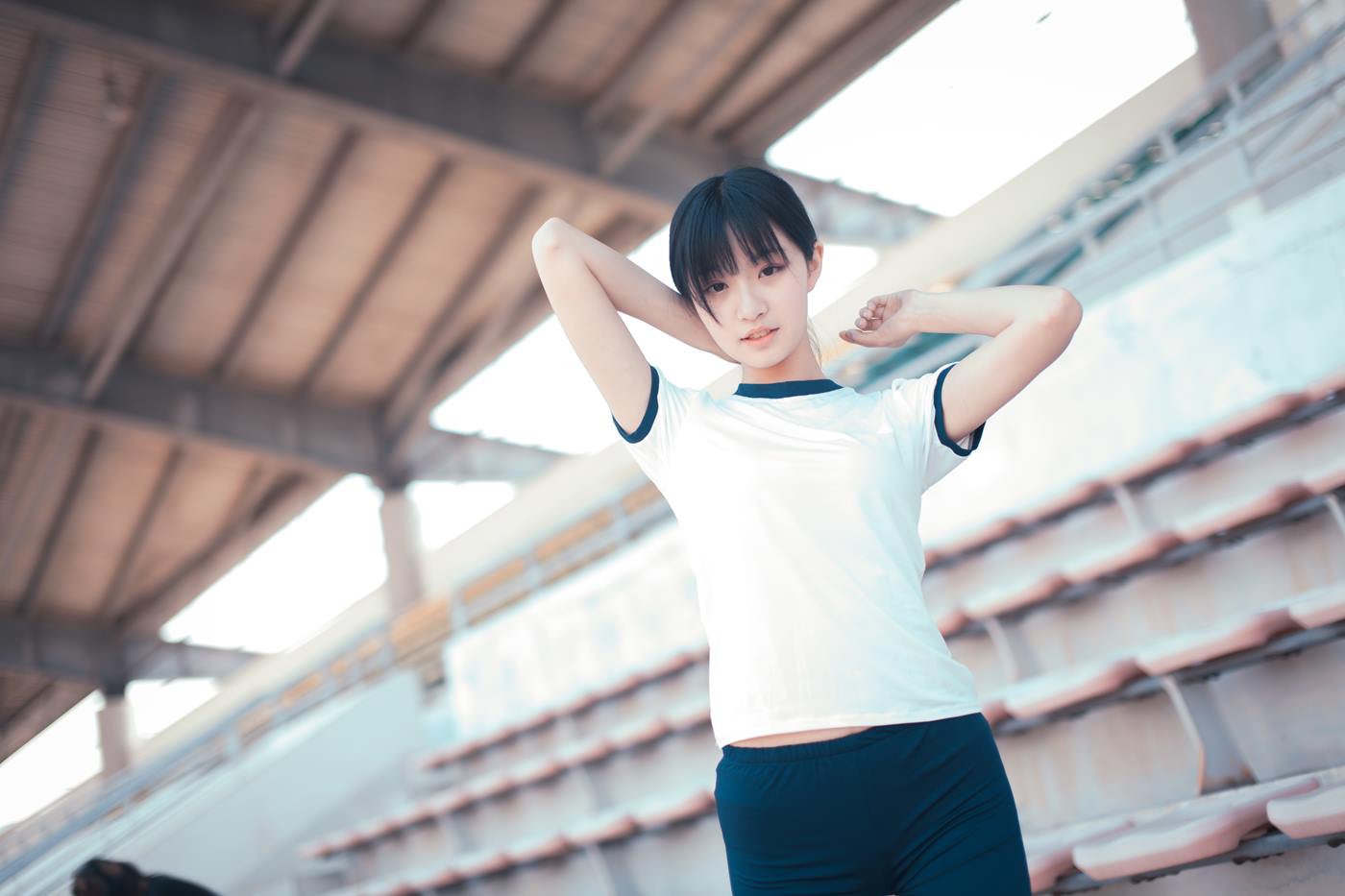 图片[13]-沧霁桔梗  – 黑丝体操服[53P] – 速更版-美库