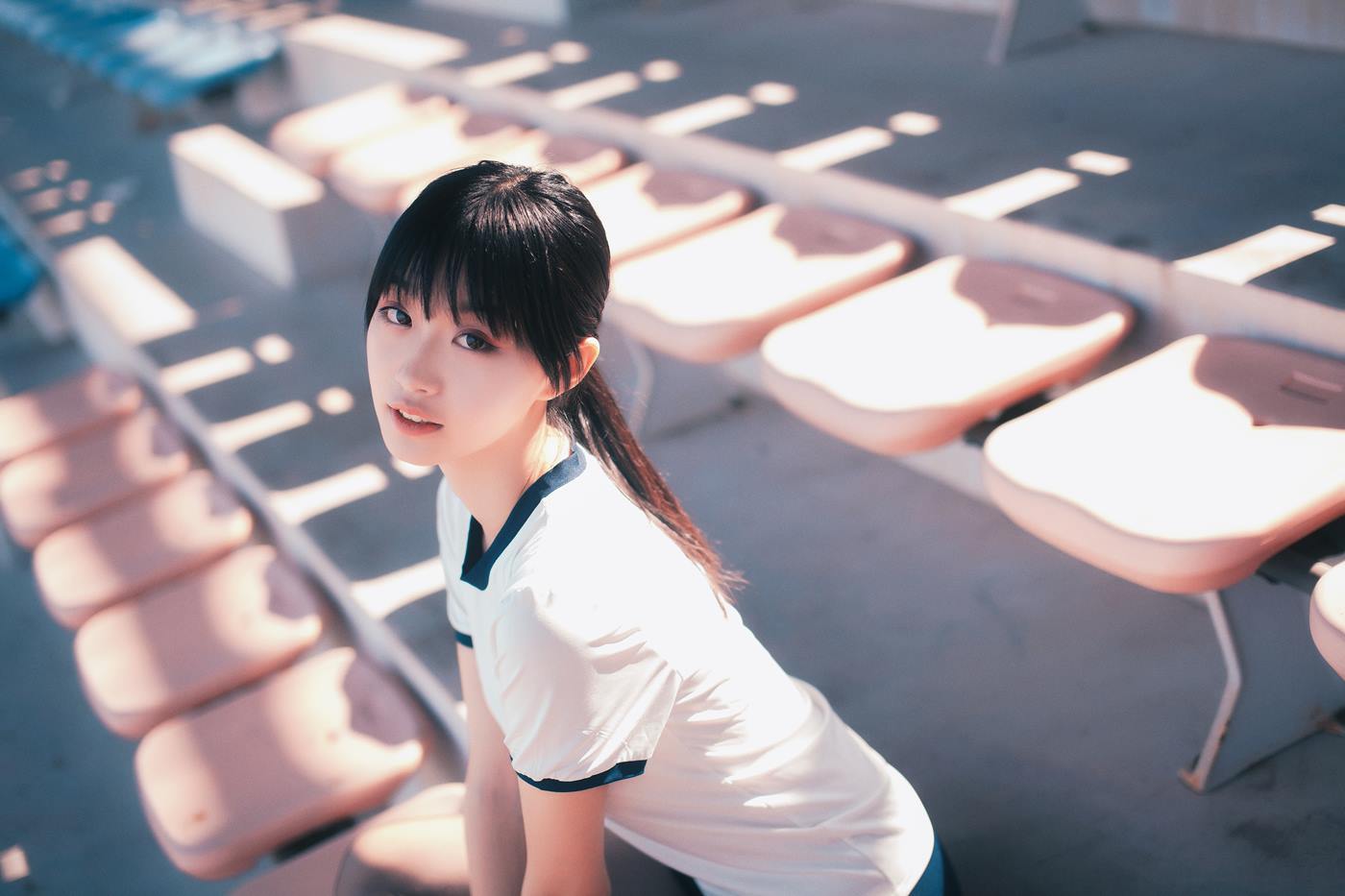 图片[20]-沧霁桔梗  – 黑丝体操服[53P] – 速更版-美库