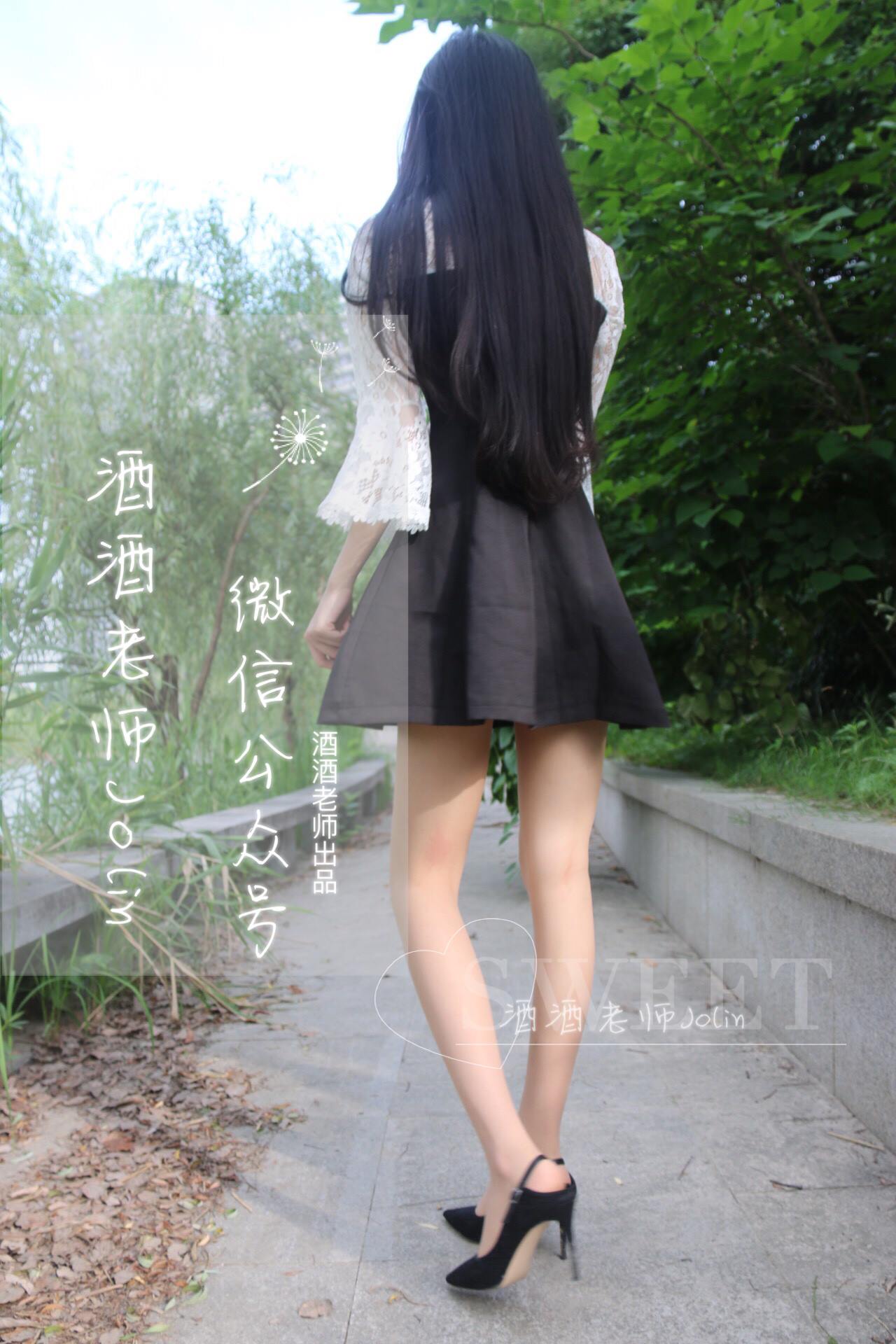 图片[38]-美腿博主@酒酒老师  风吹裙摆，足下毒光 [53P] – 速更版-美库