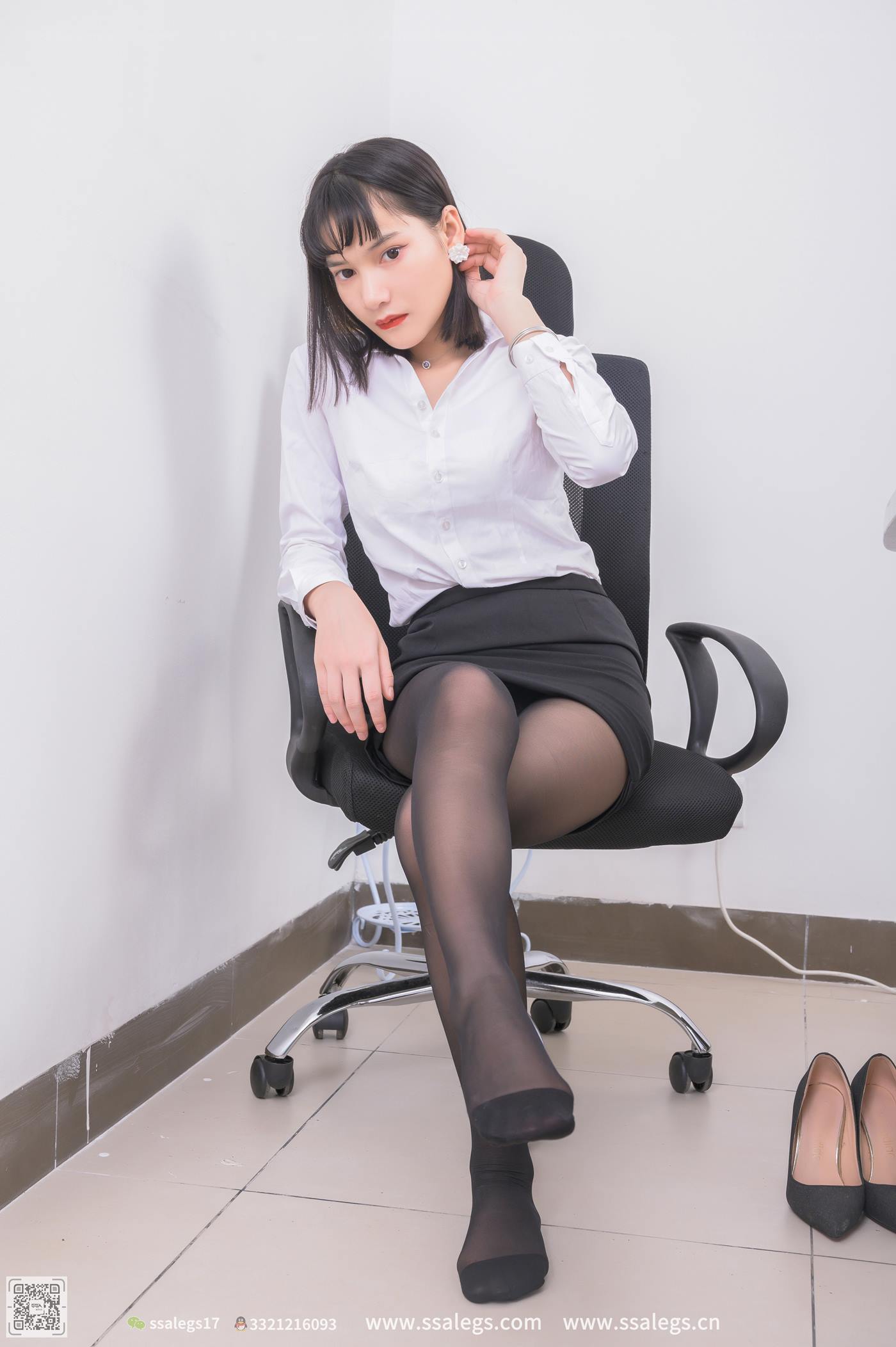 图片[20]-[SSA丝社]超清写真 NO.530 冰冰 黑丝袜写真（下）[154P] – 速更版-美库