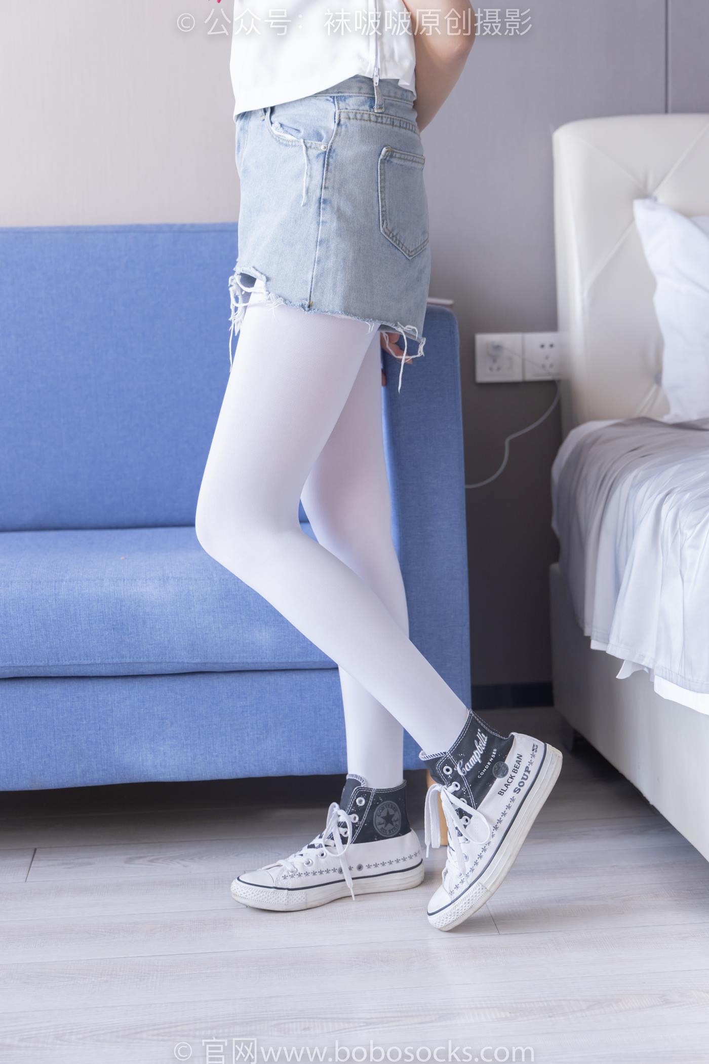 图片[16]-[BoBoSocks袜啵啵]NO.215 小甜豆-三双帆布鞋板鞋、厚白丝、黑丝[144P] – 速更版-美库
