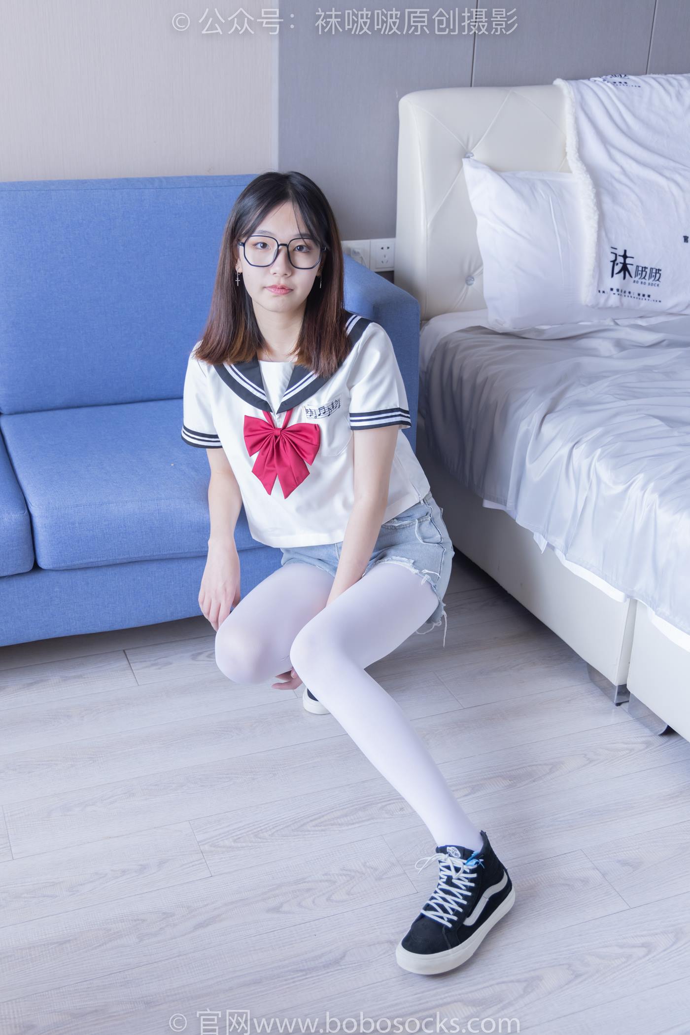 图片[28]-[BoBoSocks袜啵啵]NO.215 小甜豆-三双帆布鞋板鞋、厚白丝、黑丝[144P] – 速更版-美库