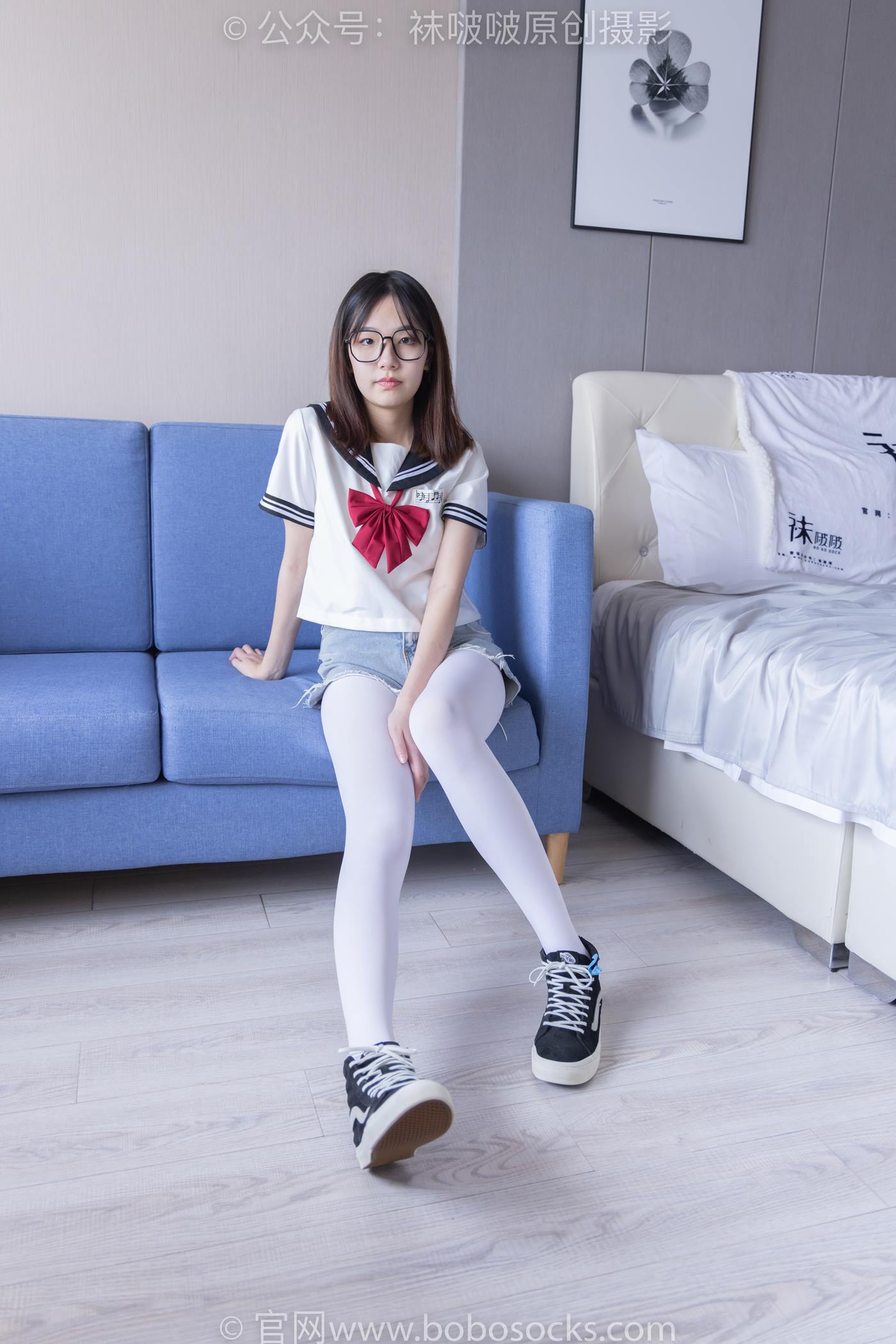 图片[29]-[BoBoSocks袜啵啵]NO.215 小甜豆-三双帆布鞋板鞋、厚白丝、黑丝[144P] – 速更版-美库