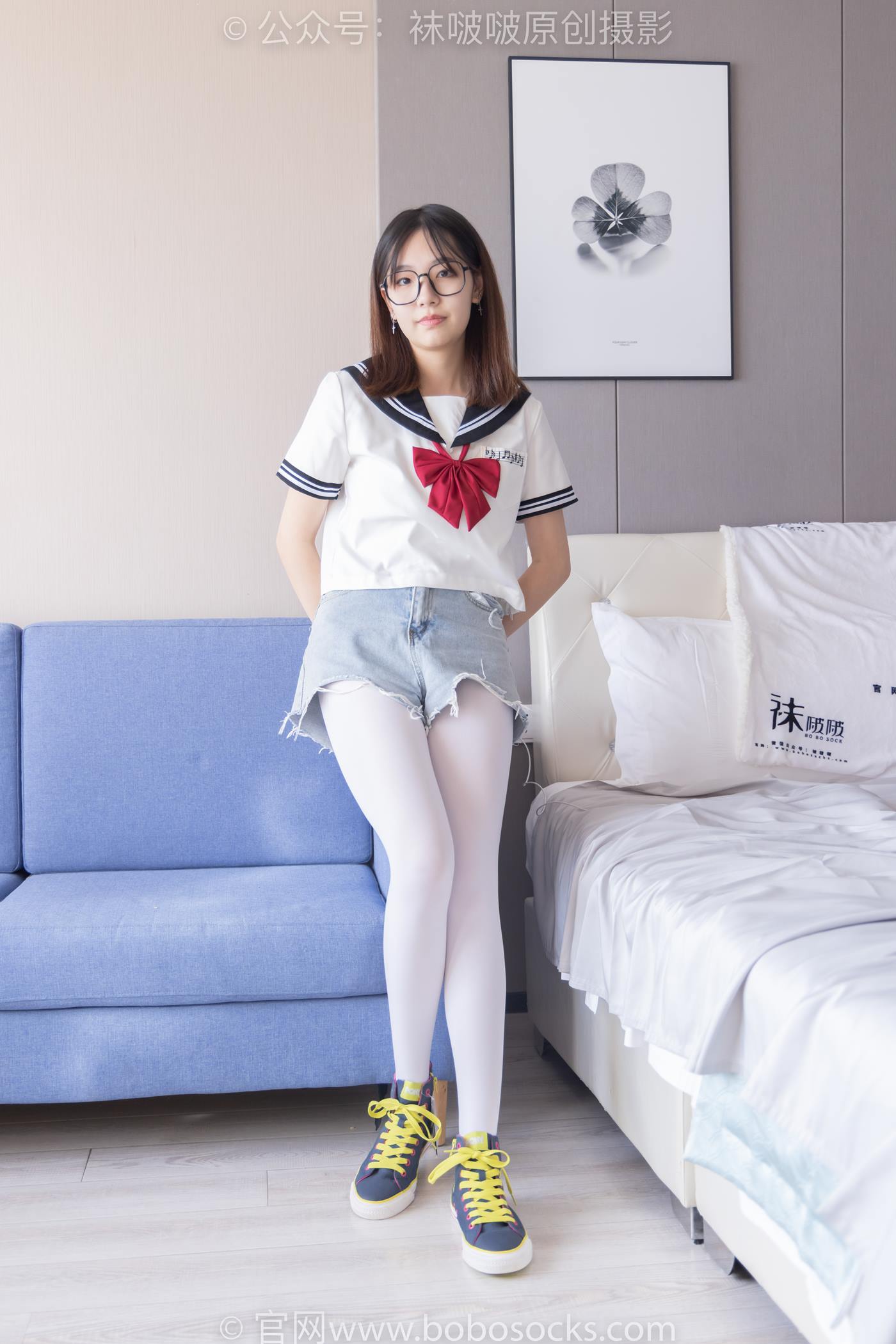 图片[34]-[BoBoSocks袜啵啵]NO.215 小甜豆-三双帆布鞋板鞋、厚白丝、黑丝[144P] – 速更版-美库