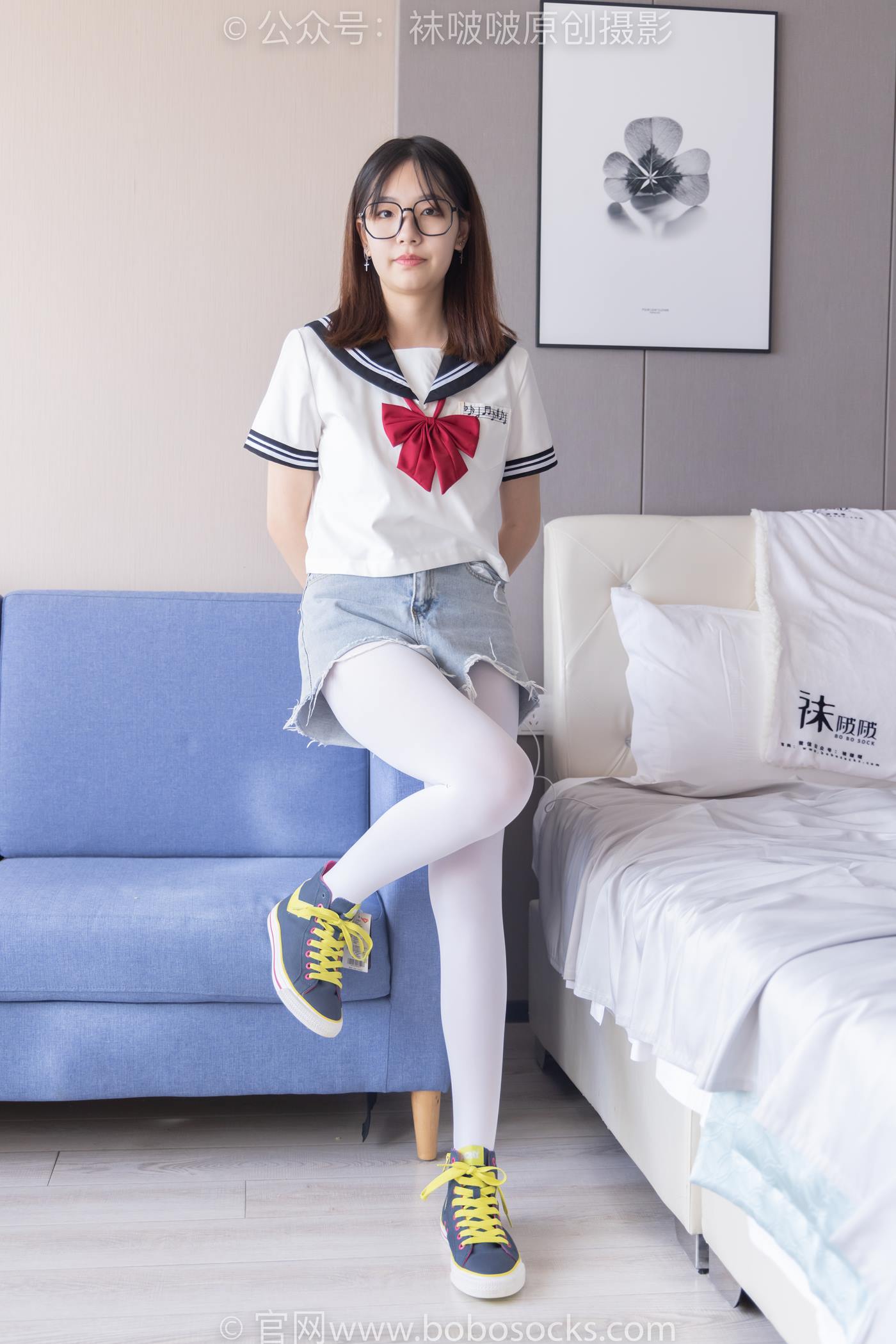 图片[35]-[BoBoSocks袜啵啵]NO.215 小甜豆-三双帆布鞋板鞋、厚白丝、黑丝[144P] – 速更版-美库