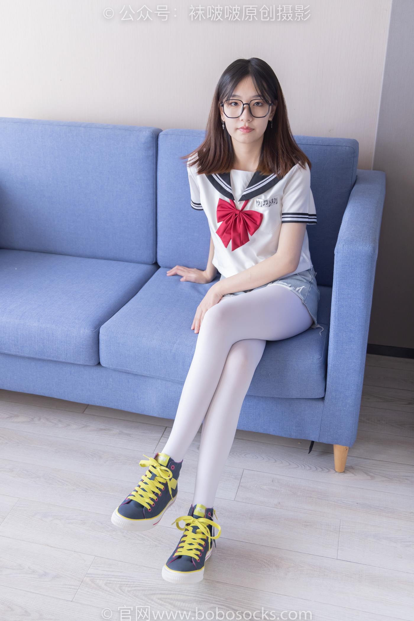 图片[38]-[BoBoSocks袜啵啵]NO.215 小甜豆-三双帆布鞋板鞋、厚白丝、黑丝[144P] – 速更版-美库