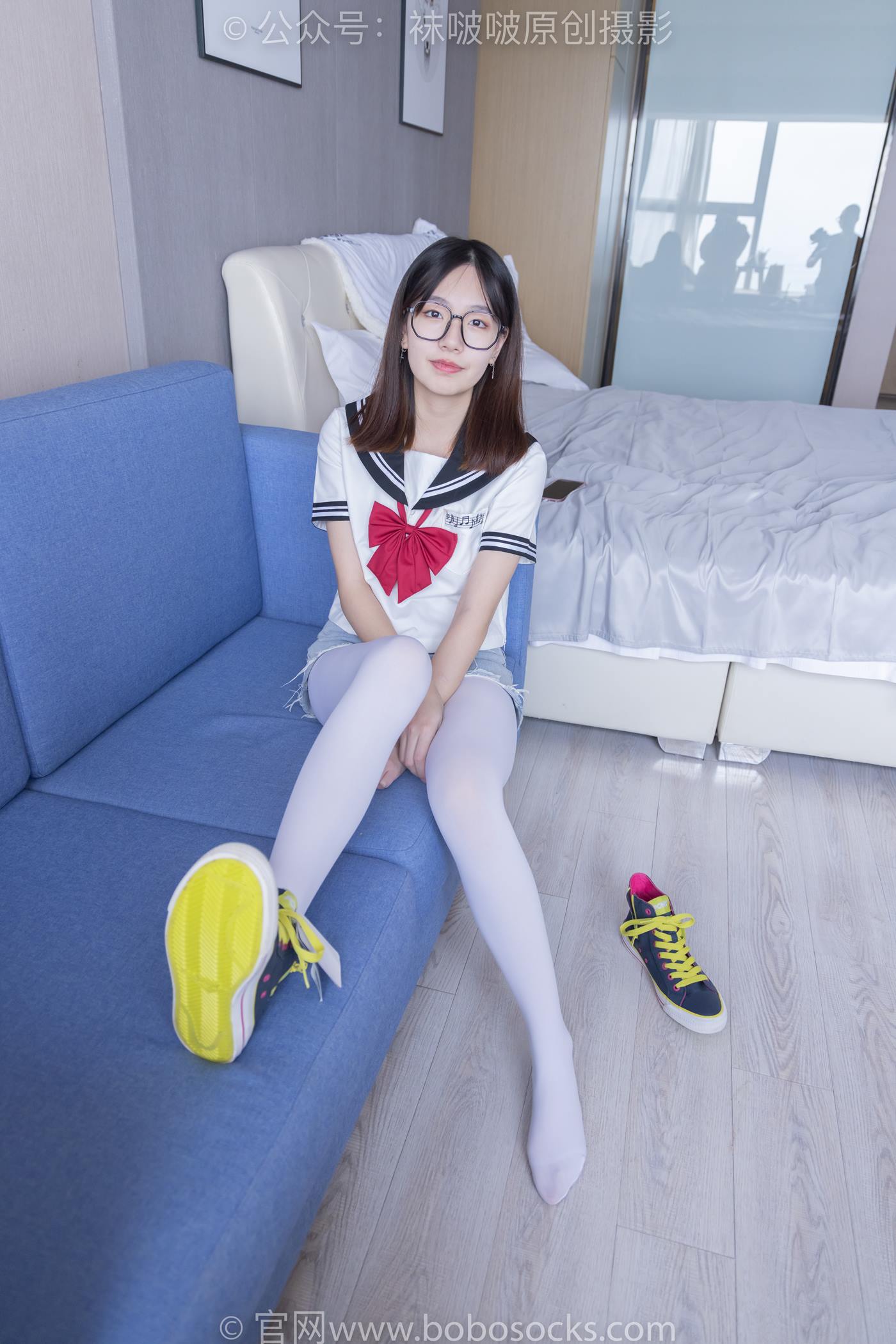 图片[47]-[BoBoSocks袜啵啵]NO.215 小甜豆-三双帆布鞋板鞋、厚白丝、黑丝[144P] – 速更版-美库