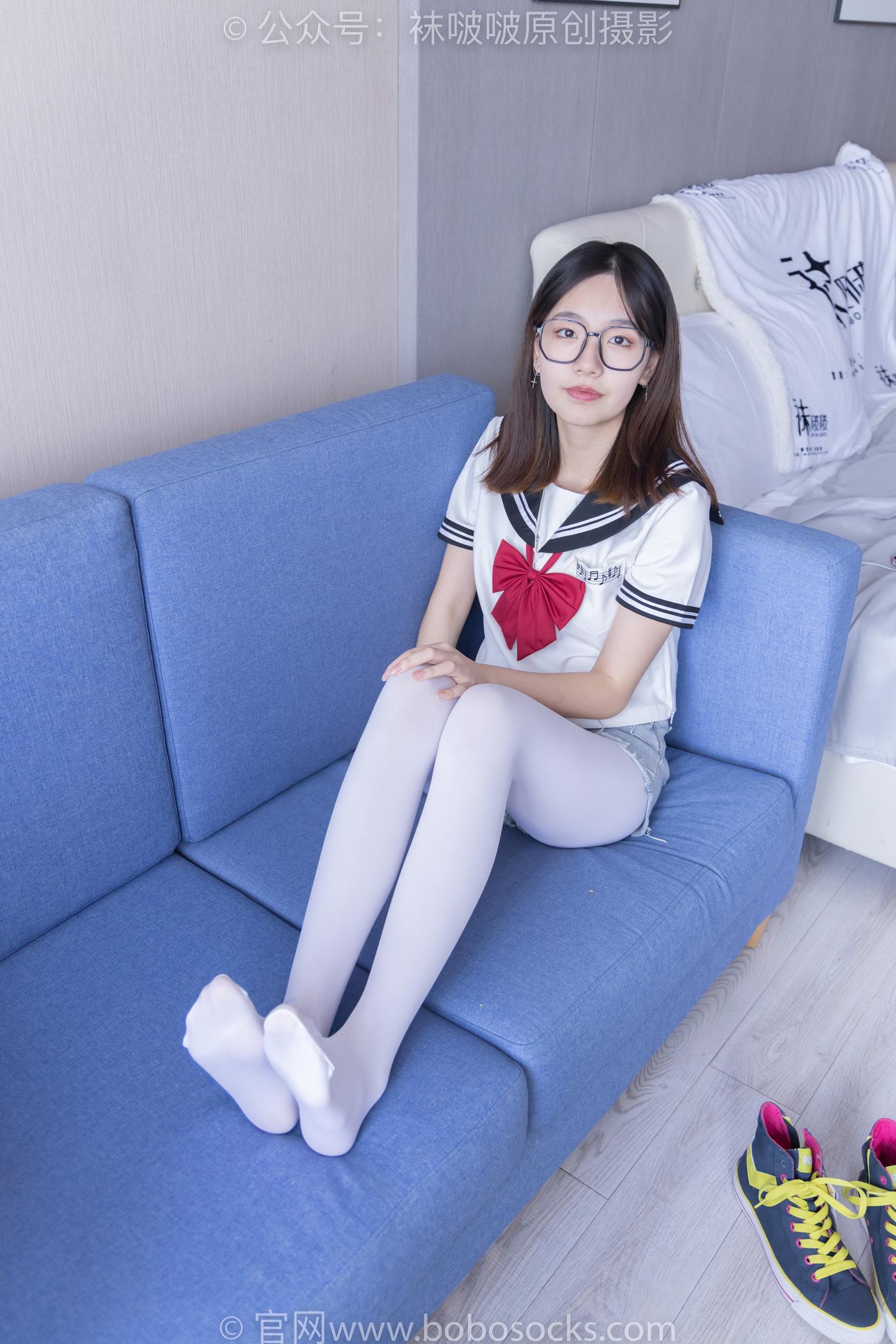 图片[55]-[BoBoSocks袜啵啵]NO.215 小甜豆-三双帆布鞋板鞋、厚白丝、黑丝[144P] – 速更版-美库