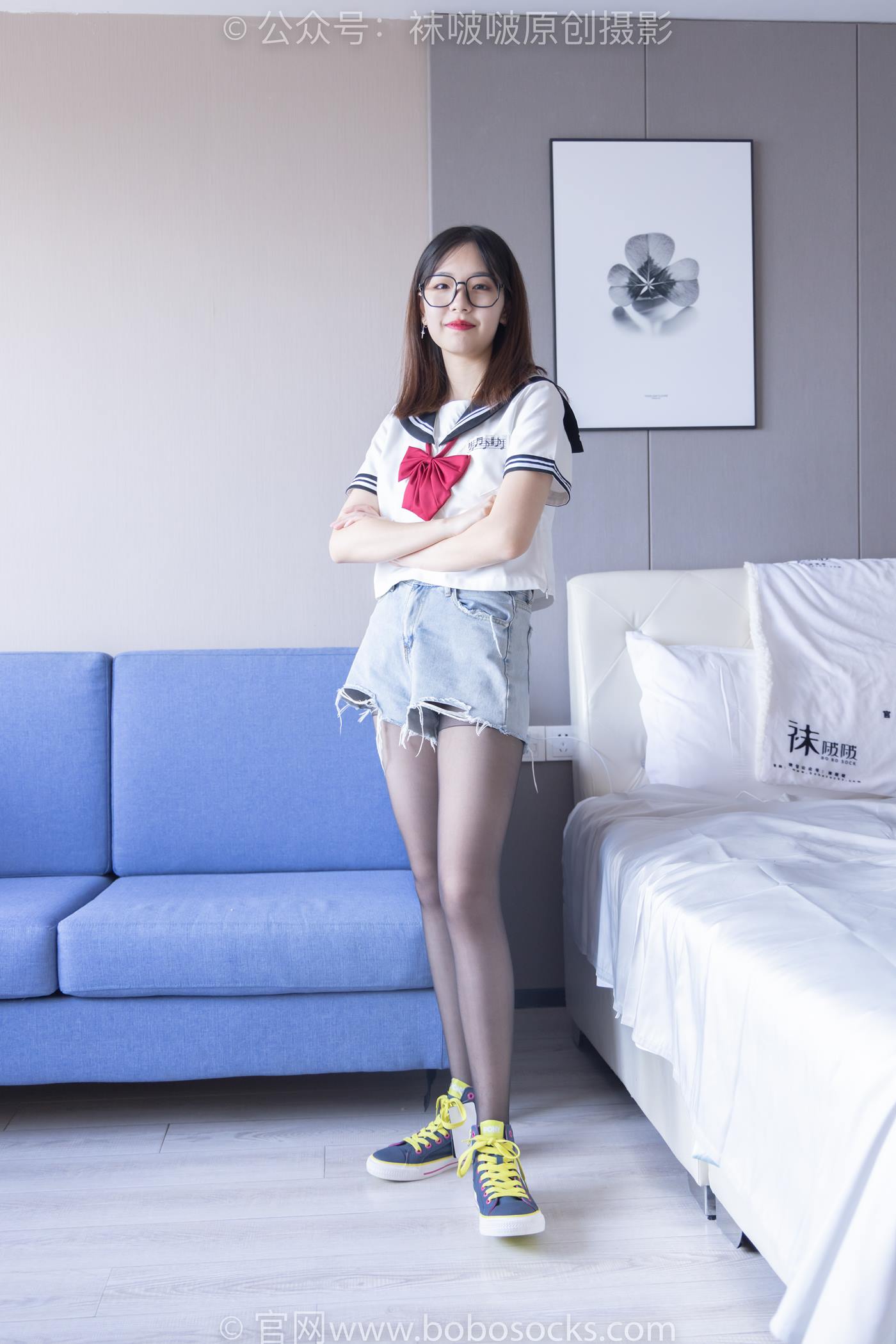 图片[77]-[BoBoSocks袜啵啵]NO.215 小甜豆-三双帆布鞋板鞋、厚白丝、黑丝[144P] – 速更版-美库