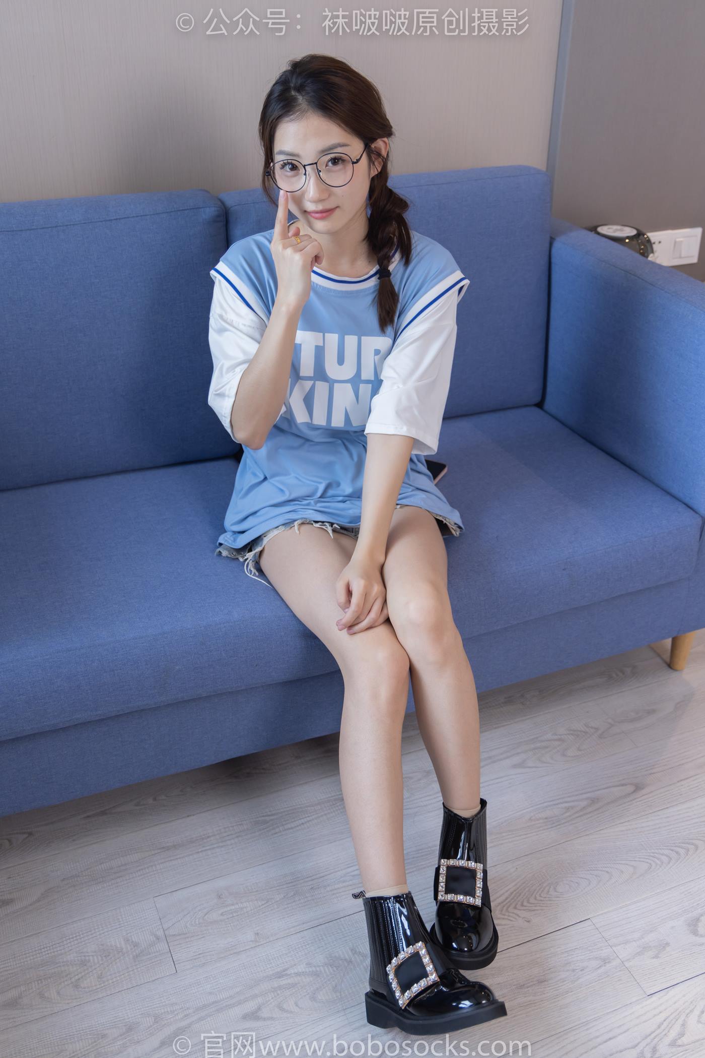 图片[33]-[BoBoSocks袜啵啵]NO.217 小沫-高跟鞋、皮鞋、短肉丝、自然穿脏白棉袜[150P] – 速更版-美库