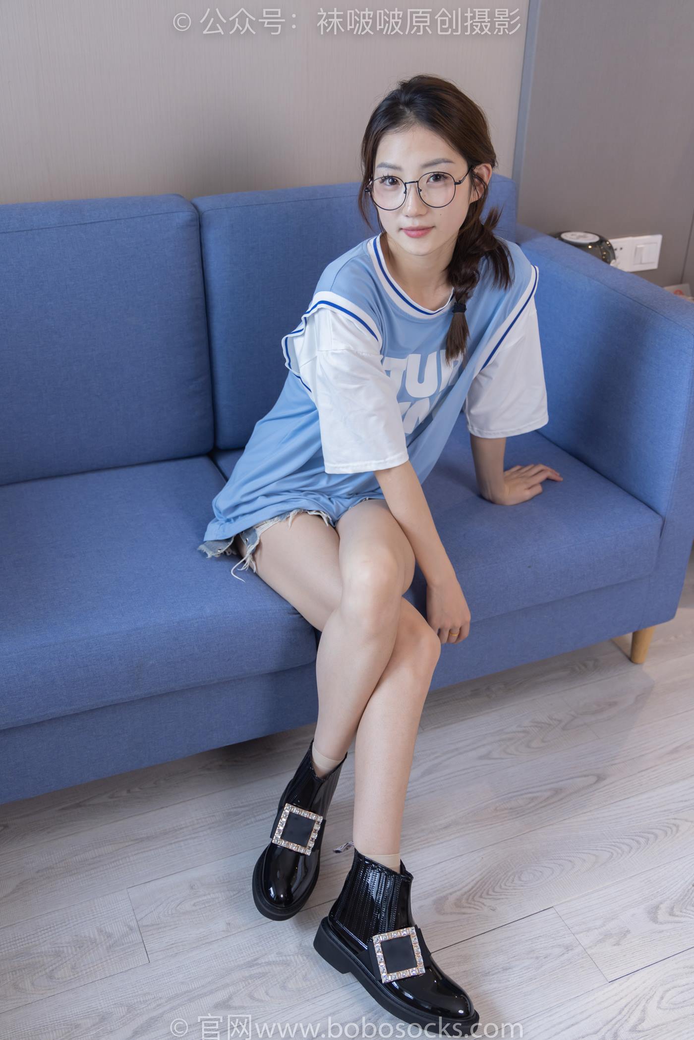 图片[37]-[BoBoSocks袜啵啵]NO.217 小沫-高跟鞋、皮鞋、短肉丝、自然穿脏白棉袜[150P] – 速更版-美库