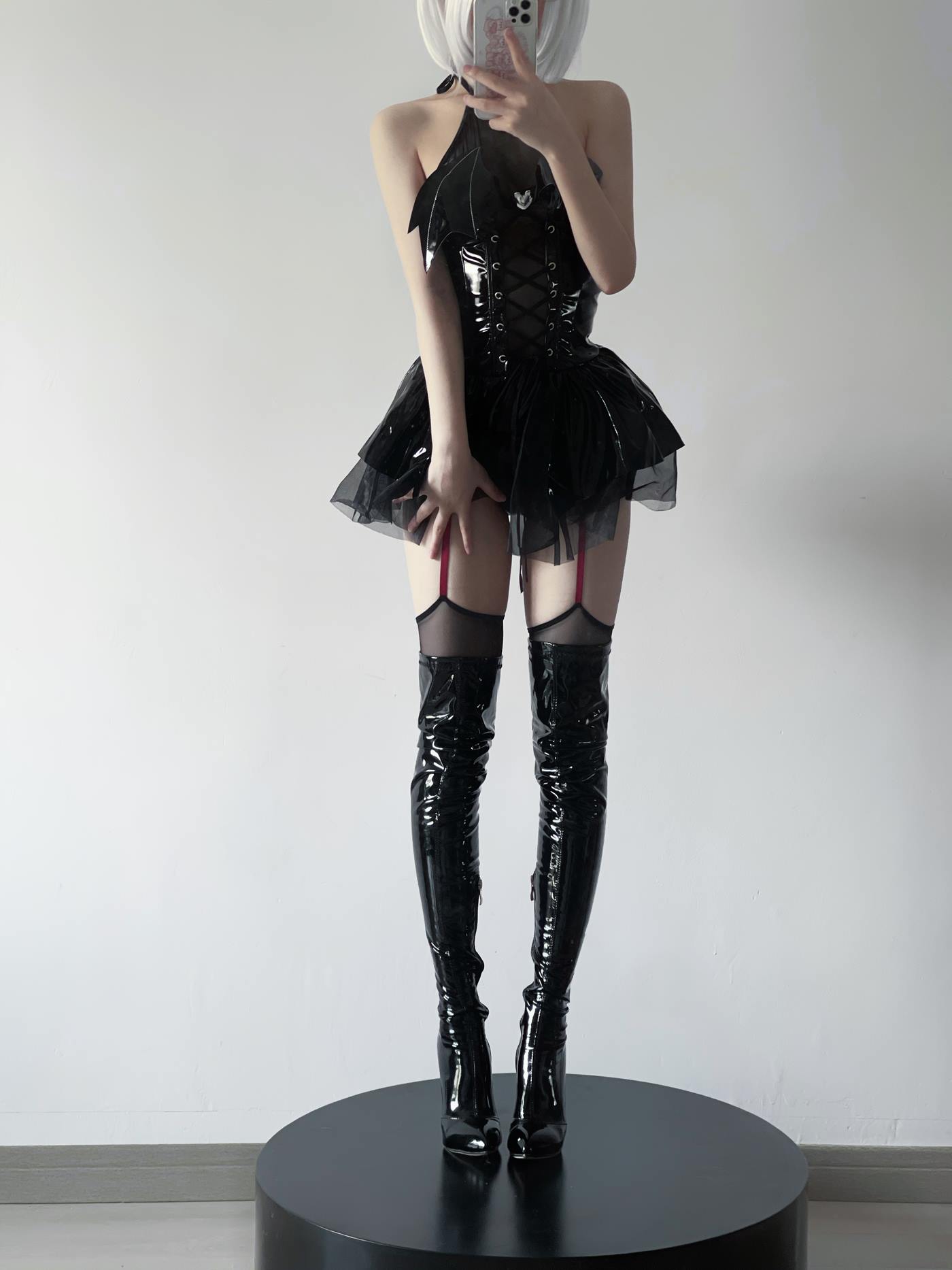 图片[19]-幼愛youmeko  – 吊带袜恶魔[38P] – 速更版-美库