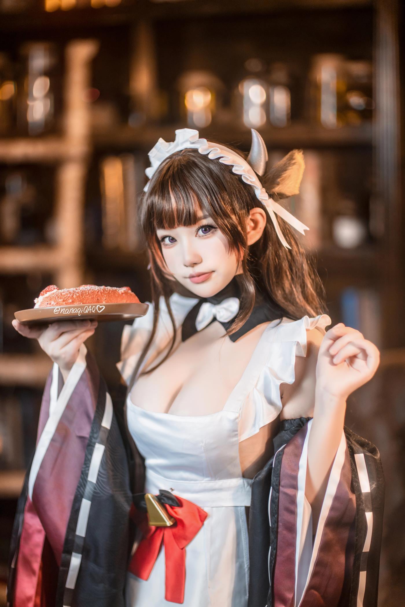 图片[17]-七七娜娜子  – 牛牛女仆[22P] – 速更版-美库