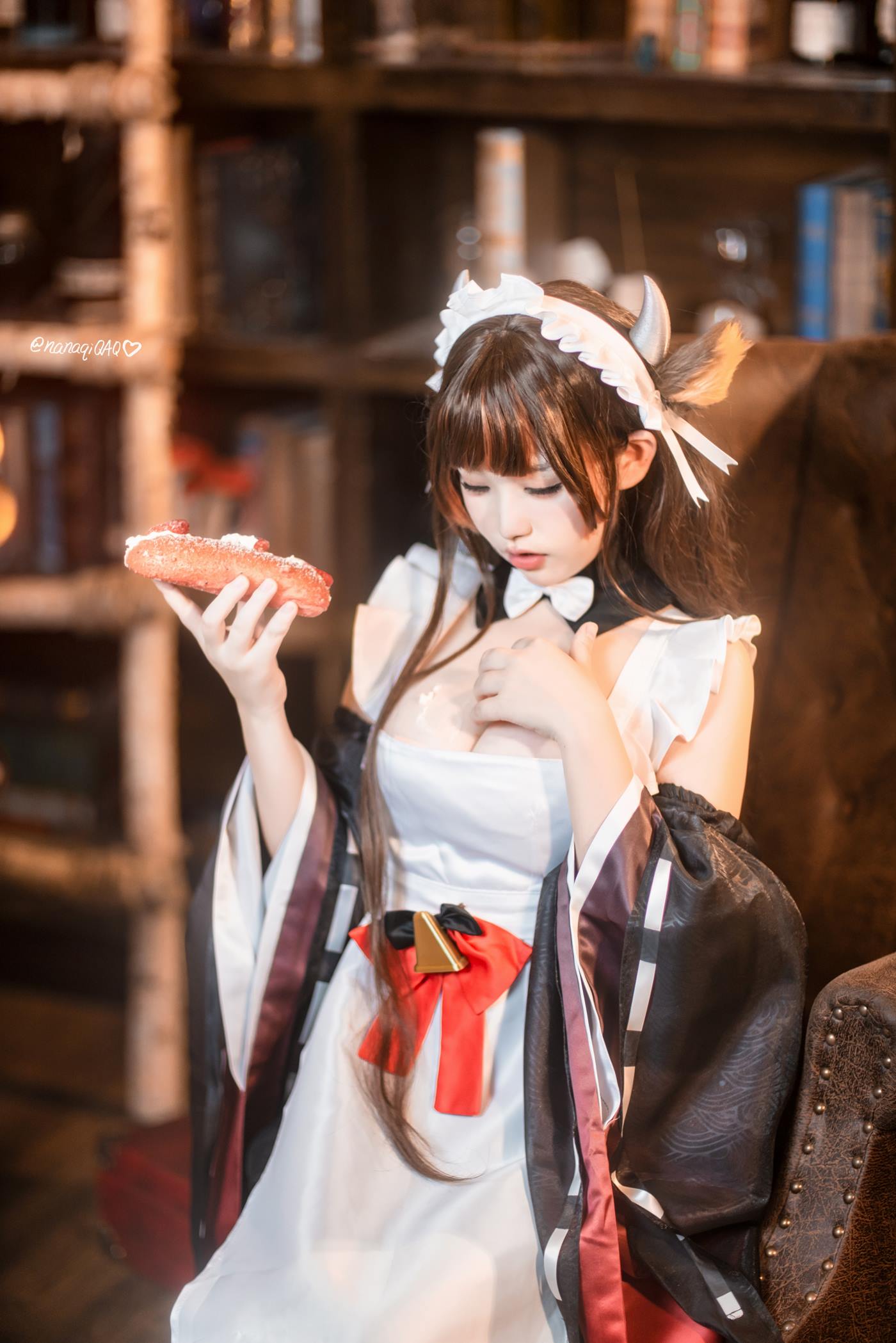 图片[23]-七七娜娜子  – 牛牛女仆[22P] – 速更版-美库