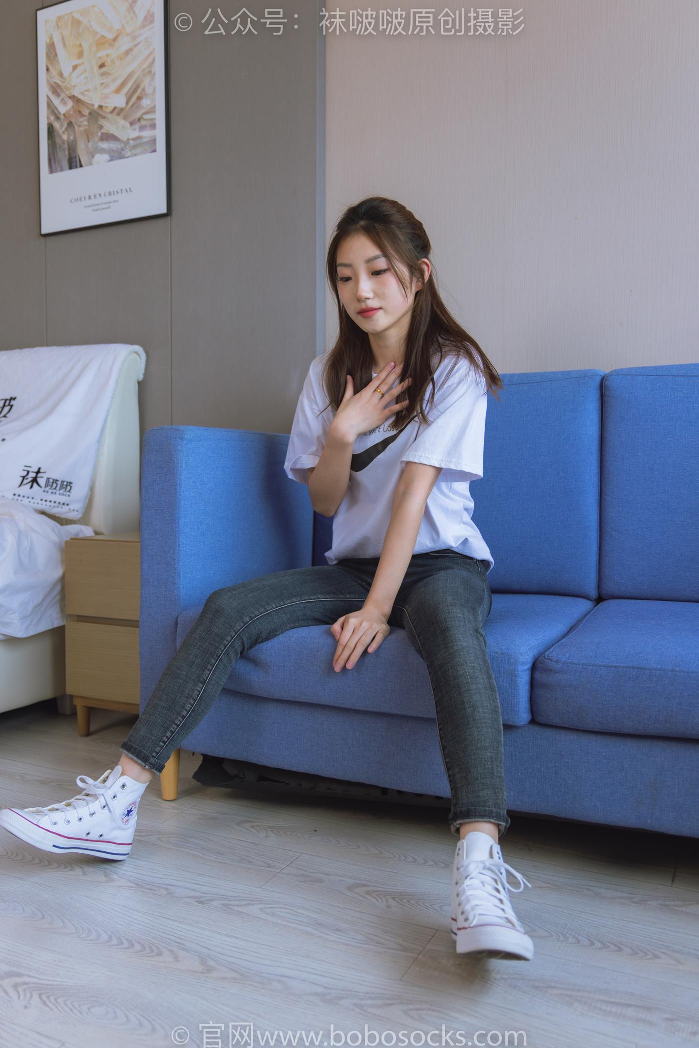 图片[14]-[BoBoSocks袜啵啵]NO.220 小沫-两双板鞋、短肉丝、裸足[140P] – 速更版-美库