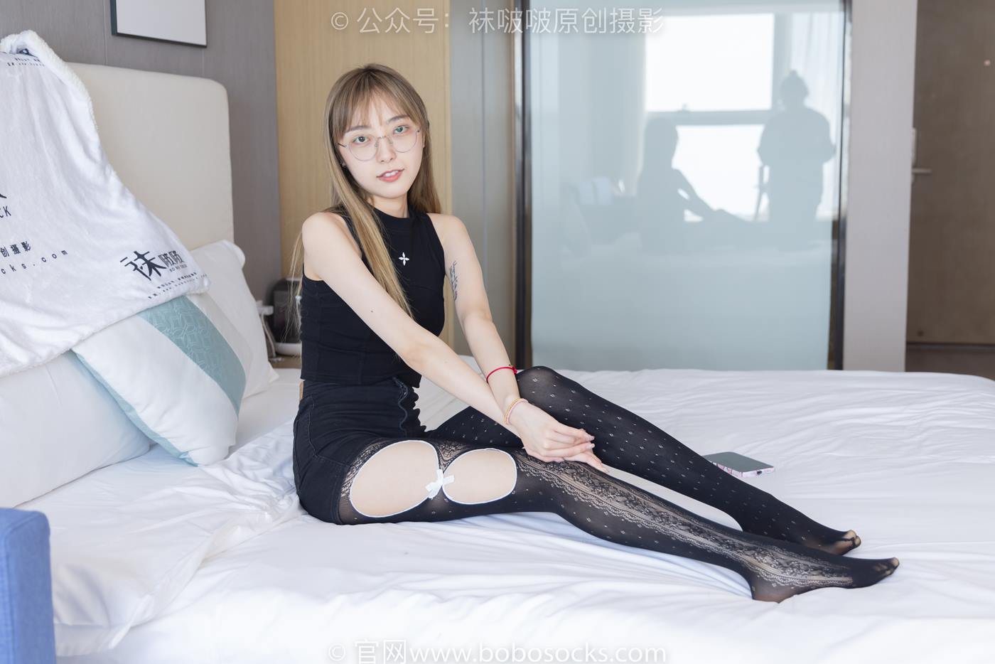 图片[23]-[BoBoSocks袜啵啵]NO.219 稚予-板鞋、拖鞋、厚黑丝、蕾丝黑丝[140P] – 速更版-美库