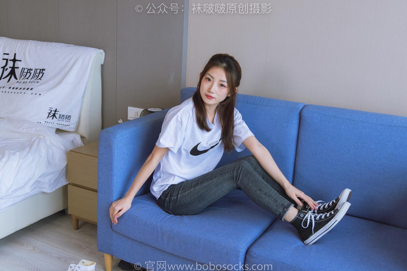 图片[22]-[BoBoSocks袜啵啵]NO.220 小沫-两双板鞋、短肉丝、裸足[140P] – 速更版-美库