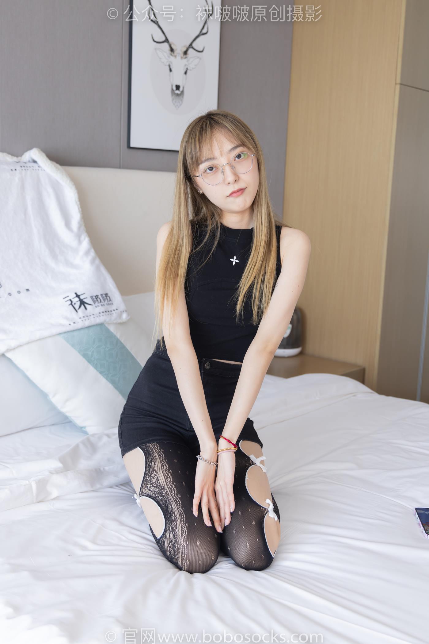 图片[32]-[BoBoSocks袜啵啵]NO.219 稚予-板鞋、拖鞋、厚黑丝、蕾丝黑丝[140P] – 速更版-美库