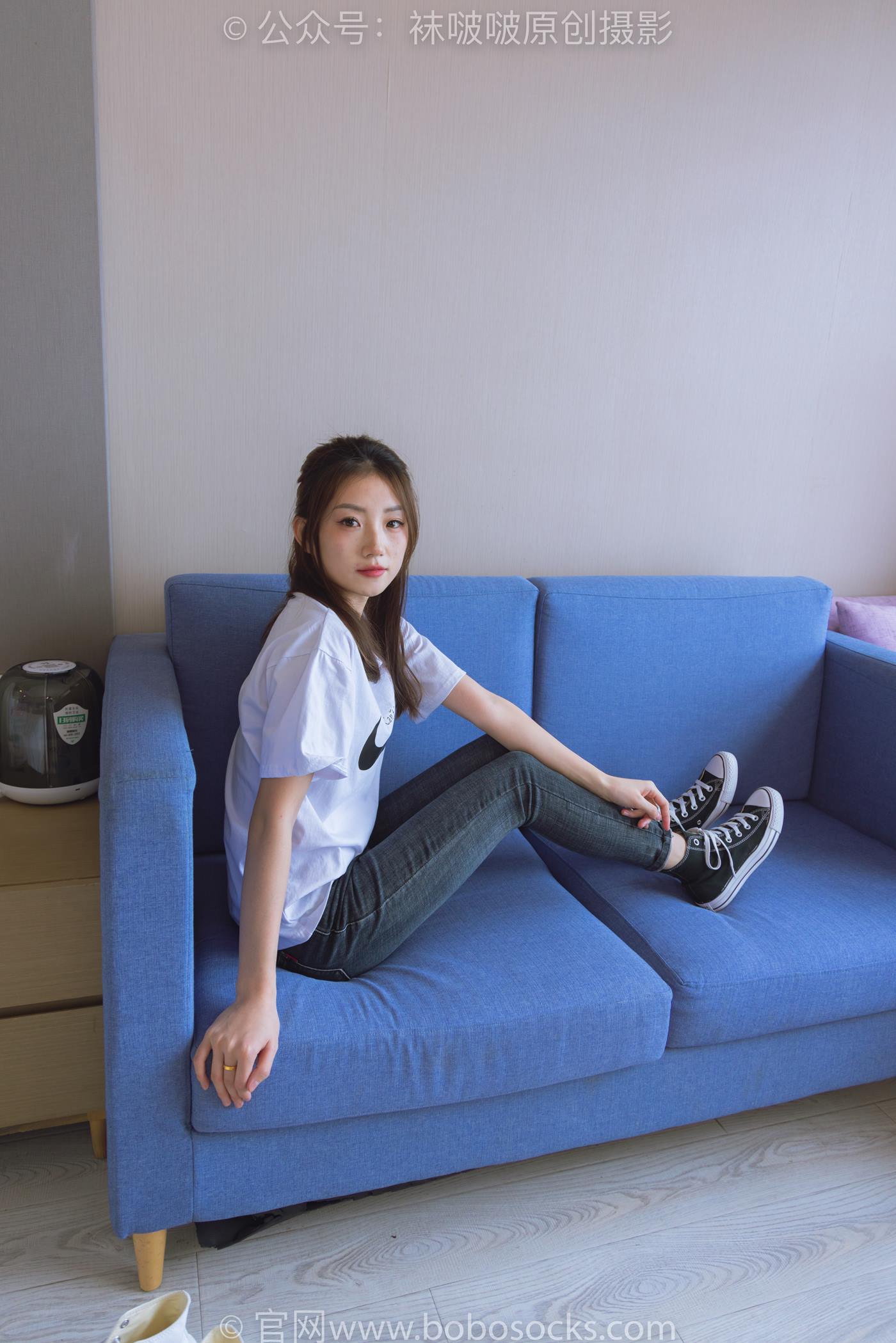 图片[26]-[BoBoSocks袜啵啵]NO.220 小沫-两双板鞋、短肉丝、裸足[140P] – 速更版-美库