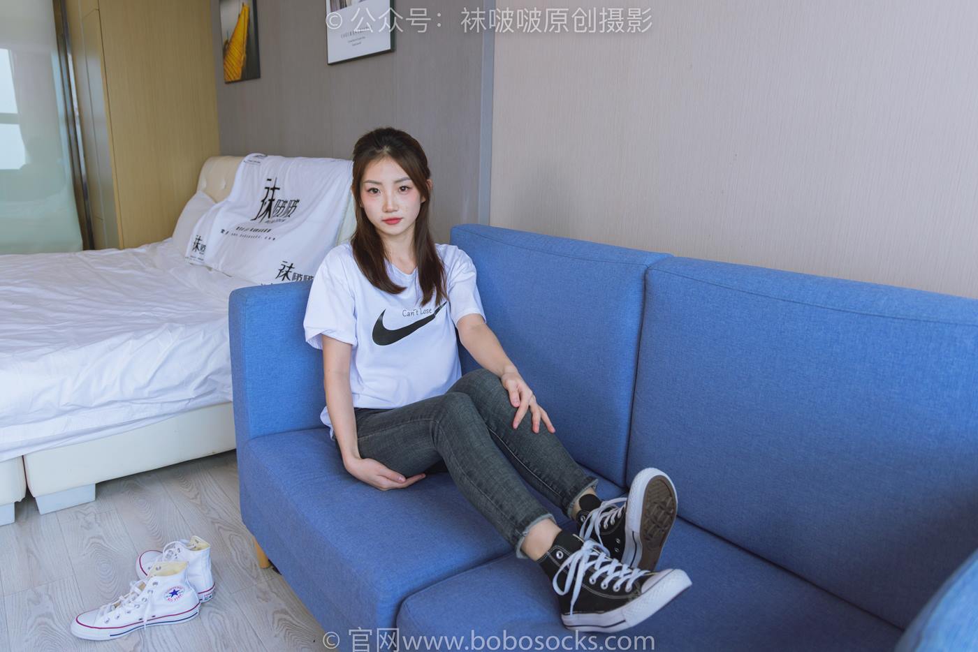 图片[28]-[BoBoSocks袜啵啵]NO.220 小沫-两双板鞋、短肉丝、裸足[140P] – 速更版-美库