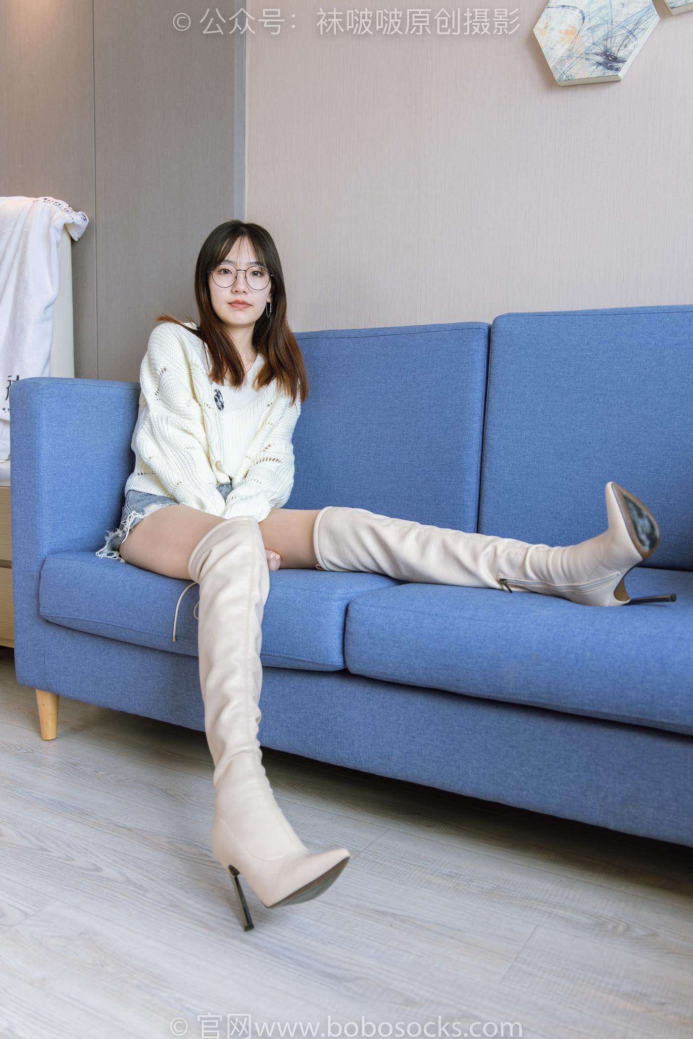 图片[14]-[BoBoSocks袜啵啵]NO.222 小甜豆-长靴、白棉袜、裸足[180P] – 速更版-美库