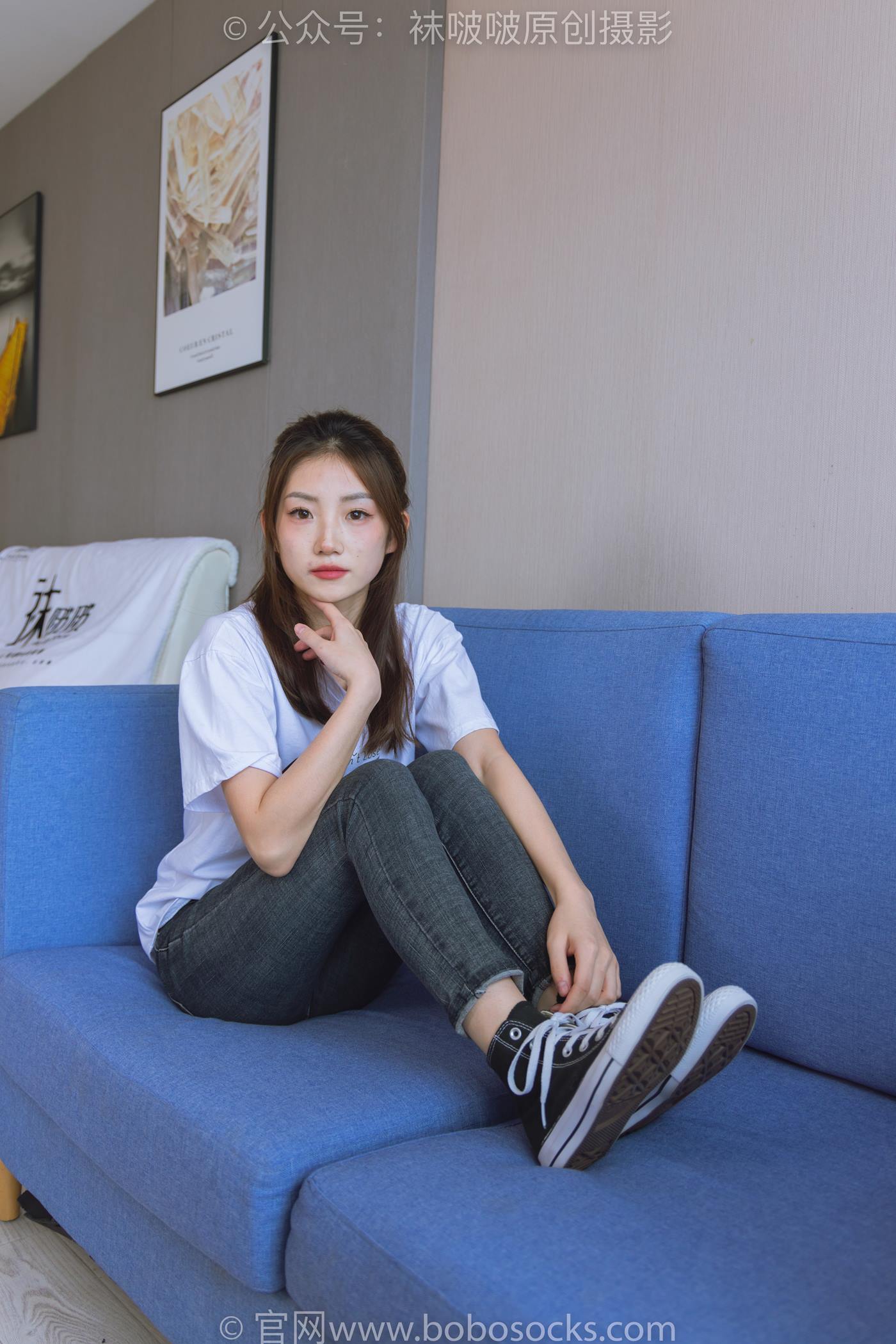 图片[33]-[BoBoSocks袜啵啵]NO.220 小沫-两双板鞋、短肉丝、裸足[140P] – 速更版-美库