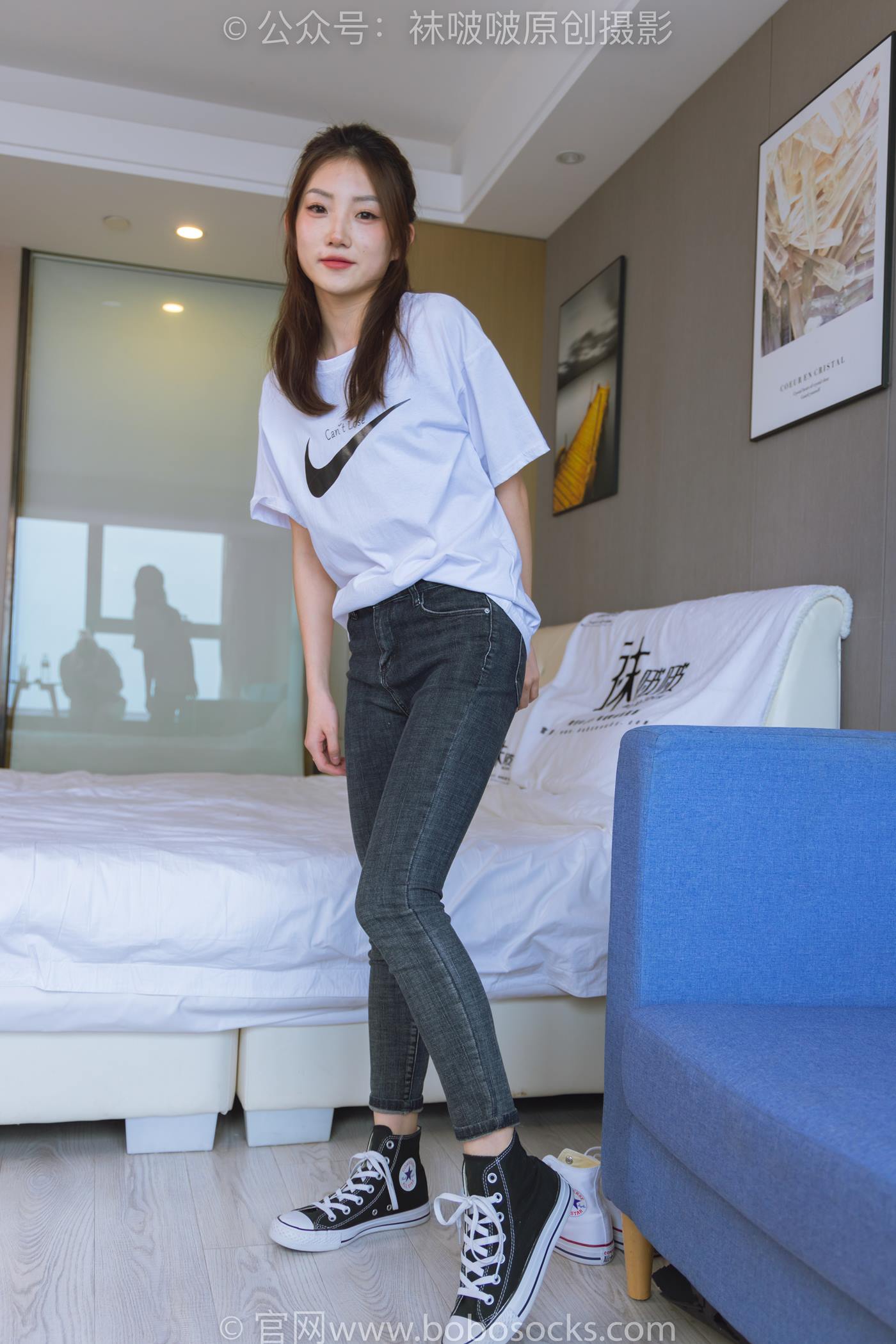 图片[41]-[BoBoSocks袜啵啵]NO.220 小沫-两双板鞋、短肉丝、裸足[140P] – 速更版-美库