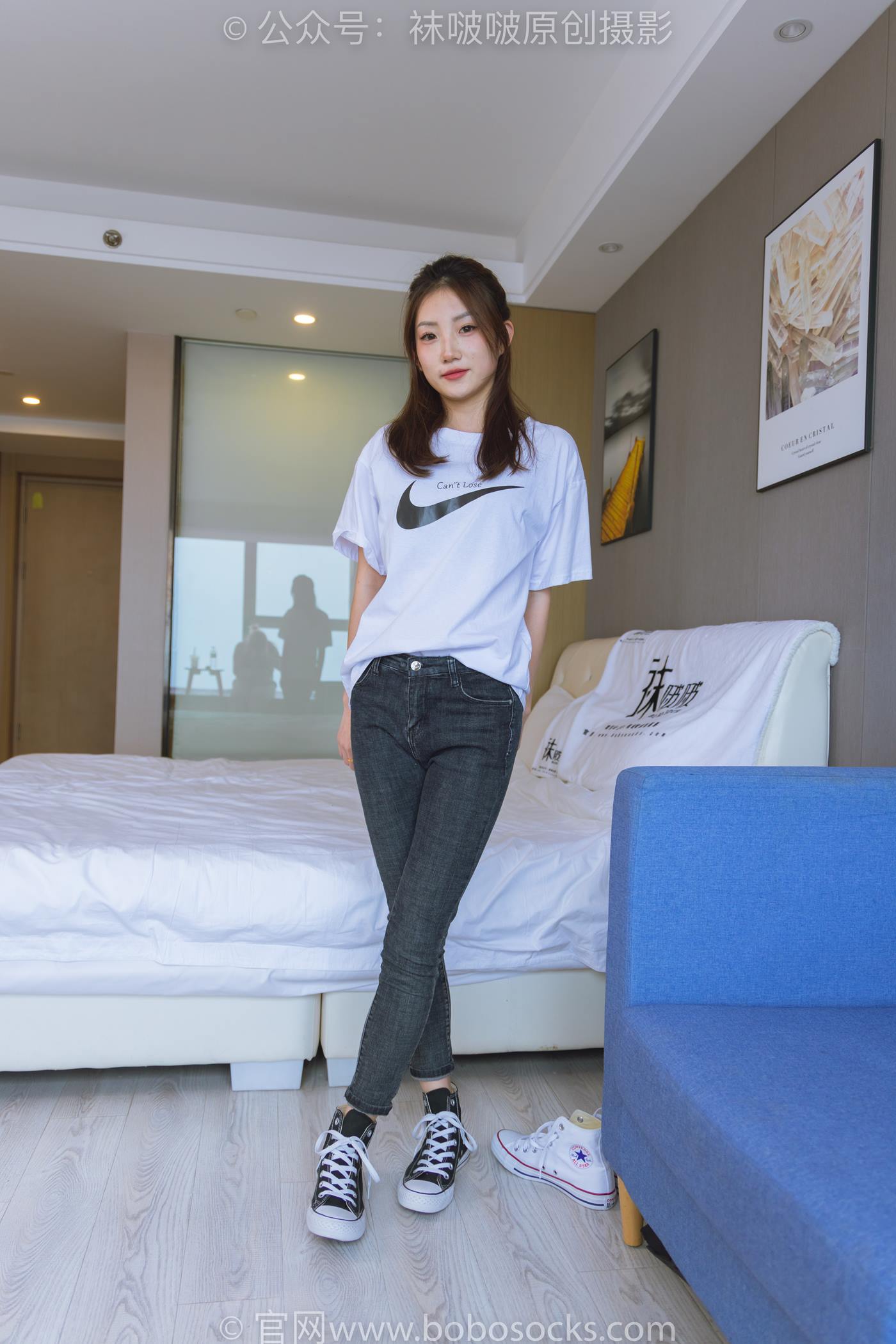 图片[42]-[BoBoSocks袜啵啵]NO.220 小沫-两双板鞋、短肉丝、裸足[140P] – 速更版-美库