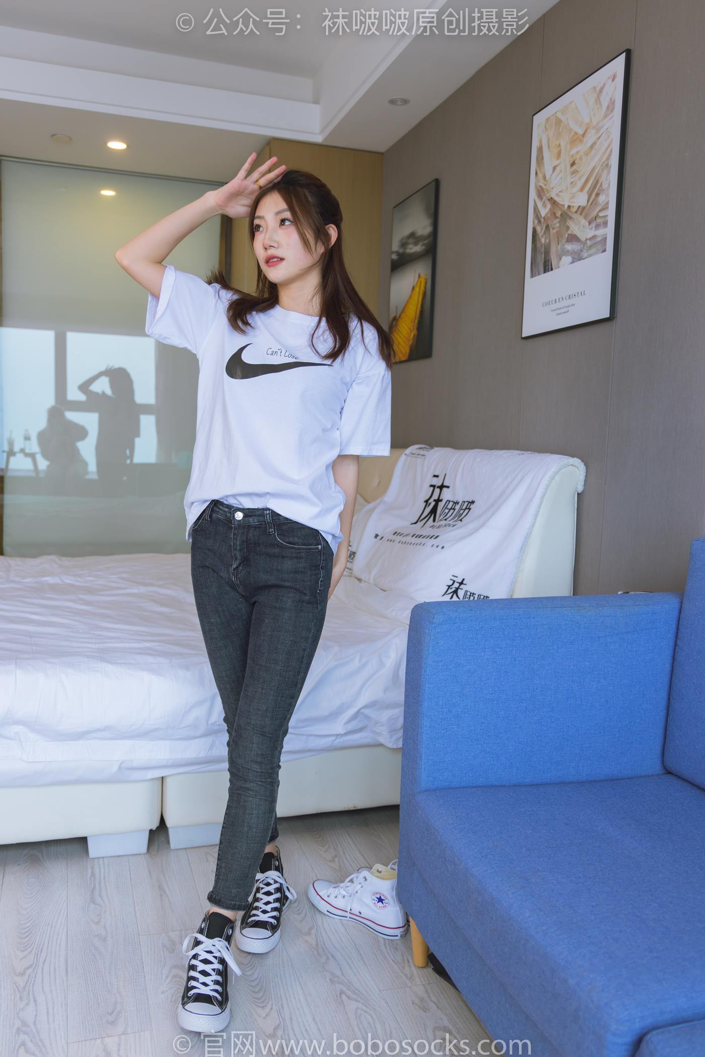 图片[45]-[BoBoSocks袜啵啵]NO.220 小沫-两双板鞋、短肉丝、裸足[140P] – 速更版-美库