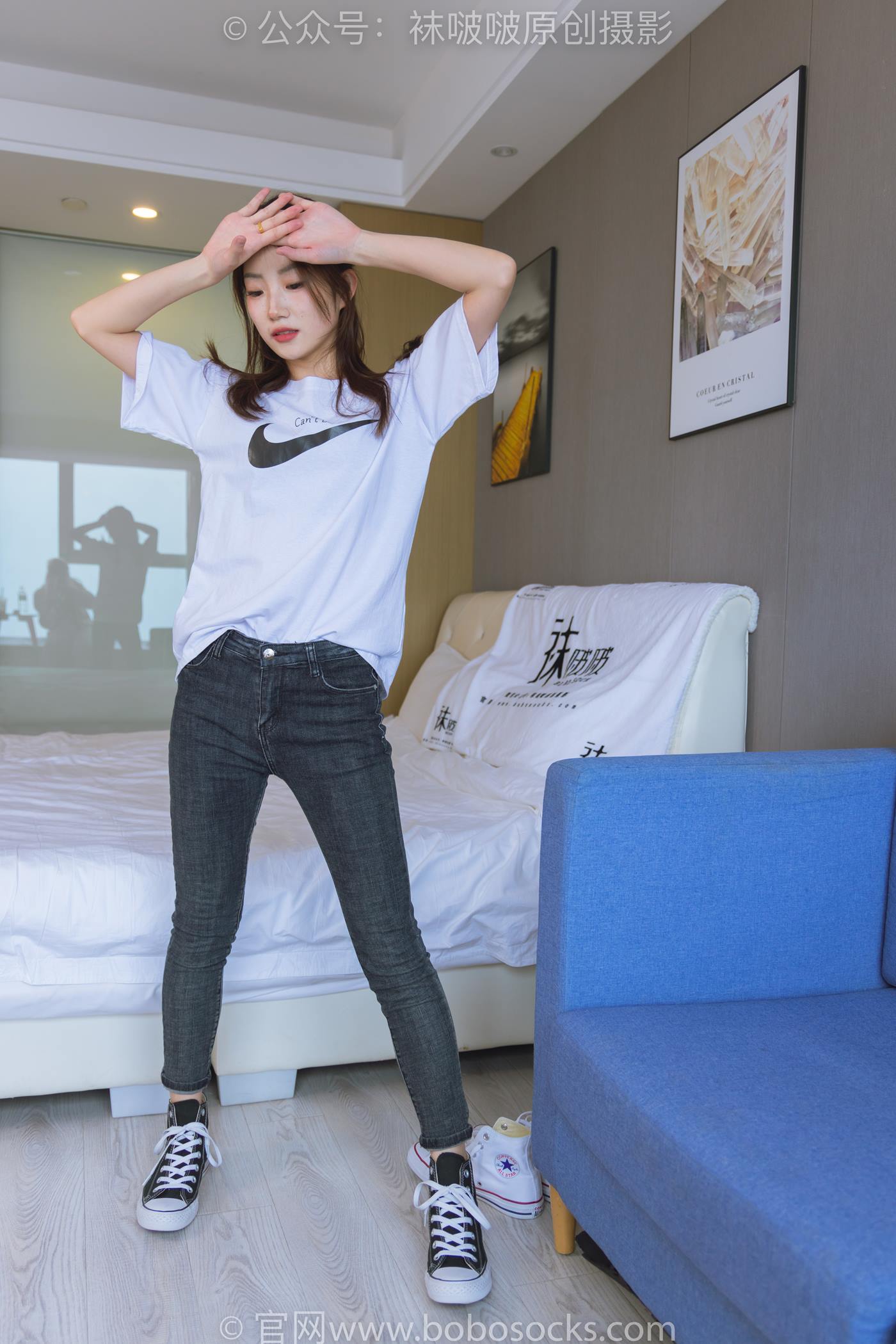 图片[46]-[BoBoSocks袜啵啵]NO.220 小沫-两双板鞋、短肉丝、裸足[140P] – 速更版-美库