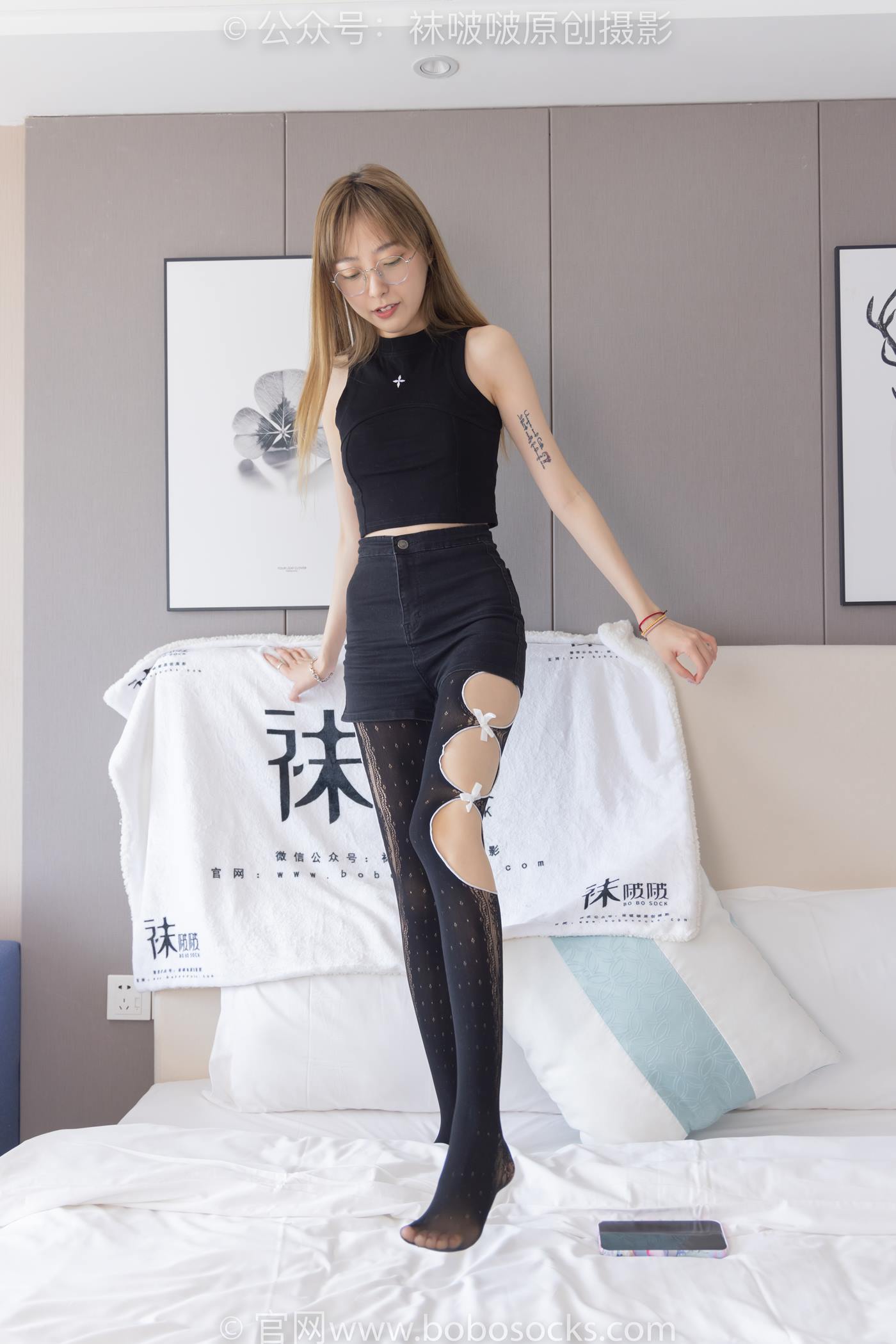 图片[59]-[BoBoSocks袜啵啵]NO.219 稚予-板鞋、拖鞋、厚黑丝、蕾丝黑丝[140P] – 速更版-美库