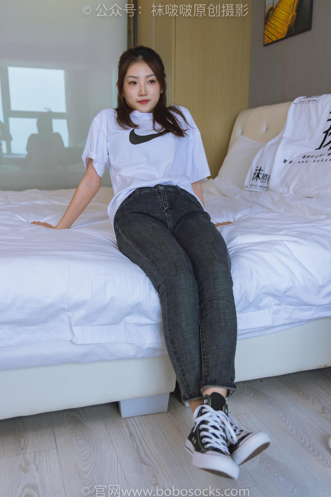 图片[50]-[BoBoSocks袜啵啵]NO.220 小沫-两双板鞋、短肉丝、裸足[140P] – 速更版-美库