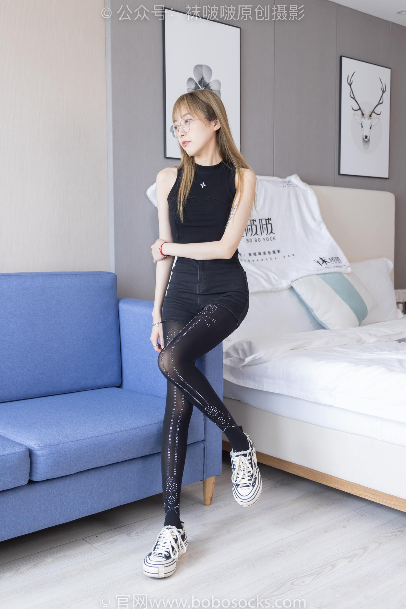 图片[66]-[BoBoSocks袜啵啵]NO.219 稚予-板鞋、拖鞋、厚黑丝、蕾丝黑丝[140P] – 速更版-美库