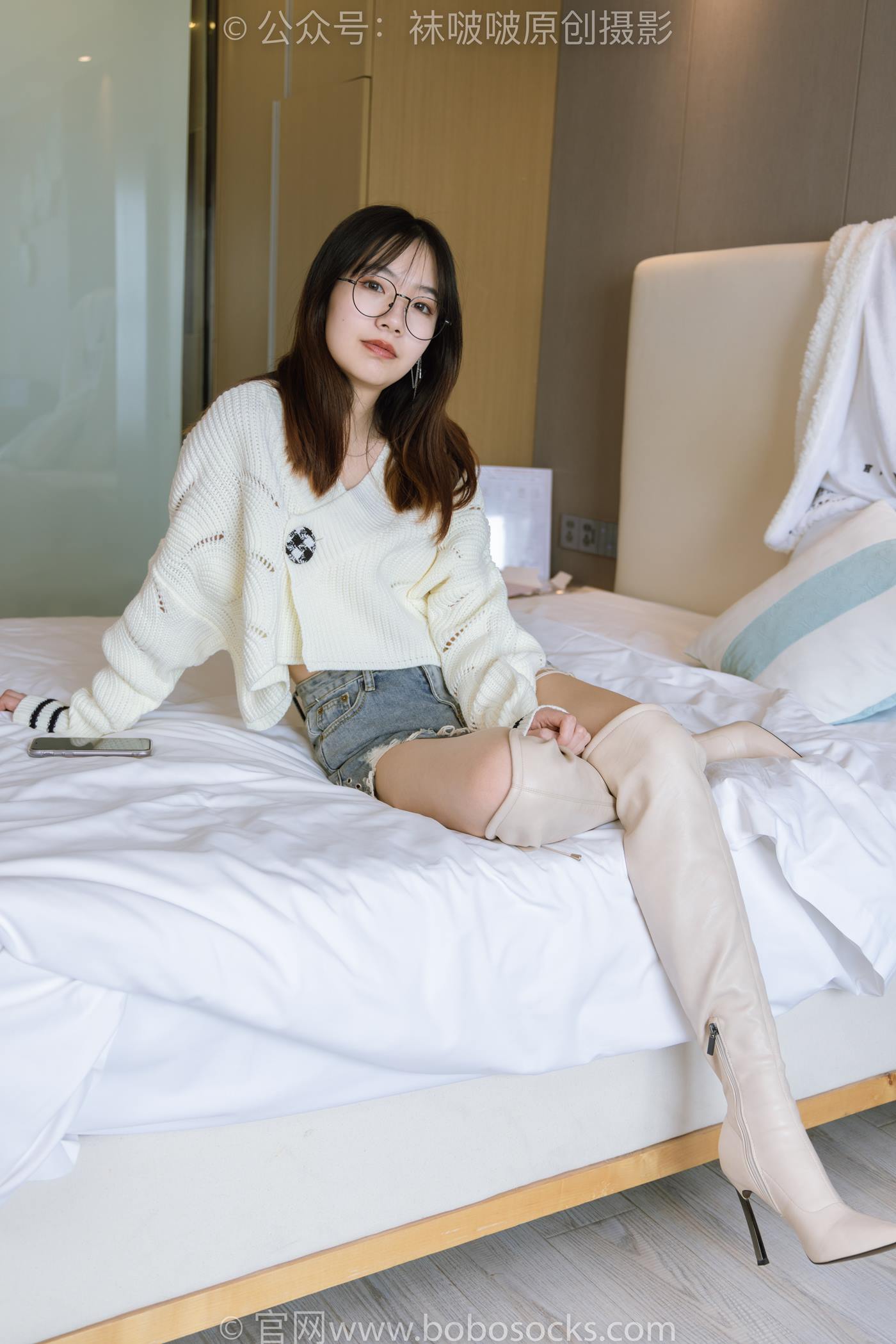 图片[62]-[BoBoSocks袜啵啵]NO.222 小甜豆-长靴、白棉袜、裸足[180P] – 速更版-美库