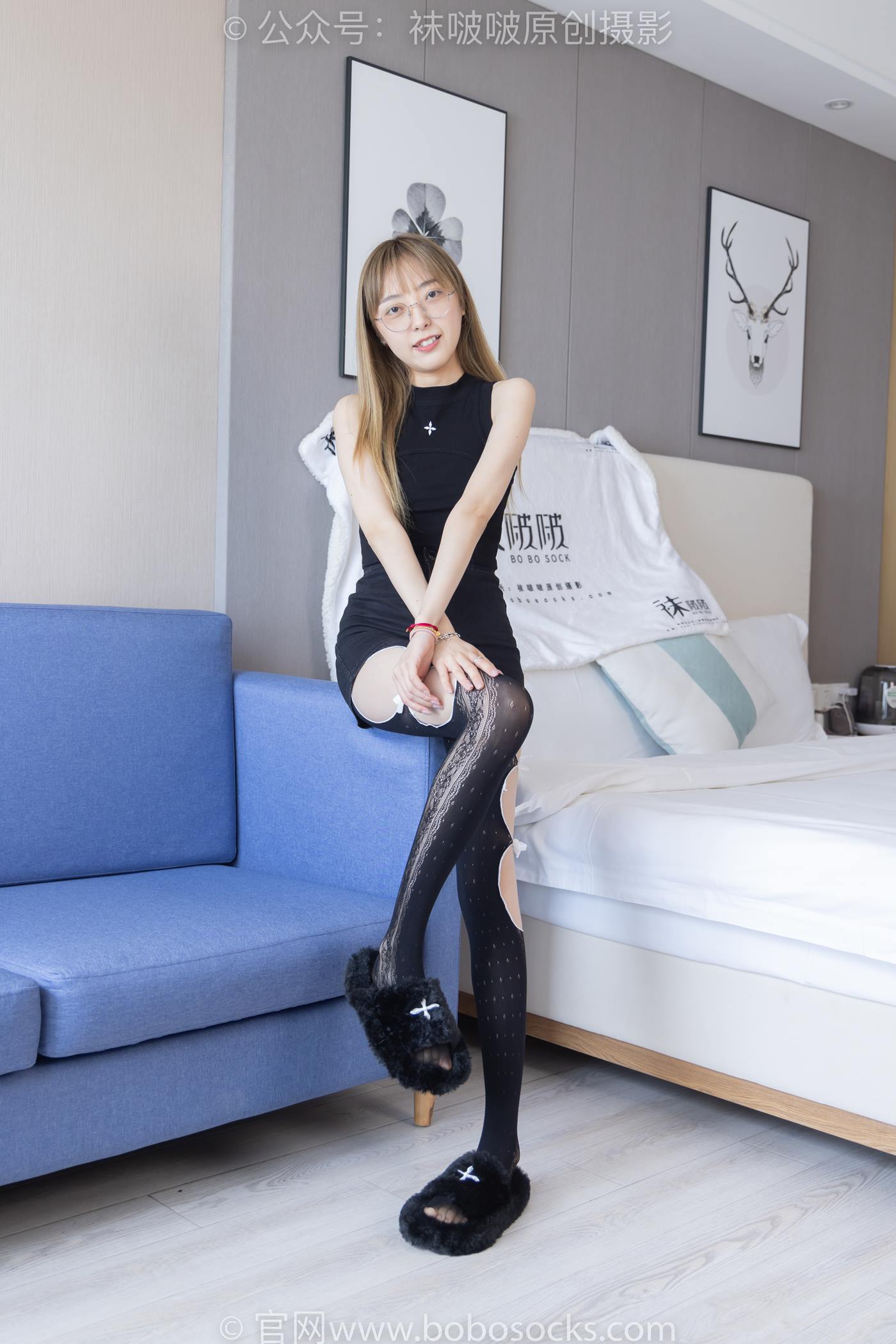 图片[133]-[BoBoSocks袜啵啵]NO.219 稚予-板鞋、拖鞋、厚黑丝、蕾丝黑丝[140P] – 速更版-美库