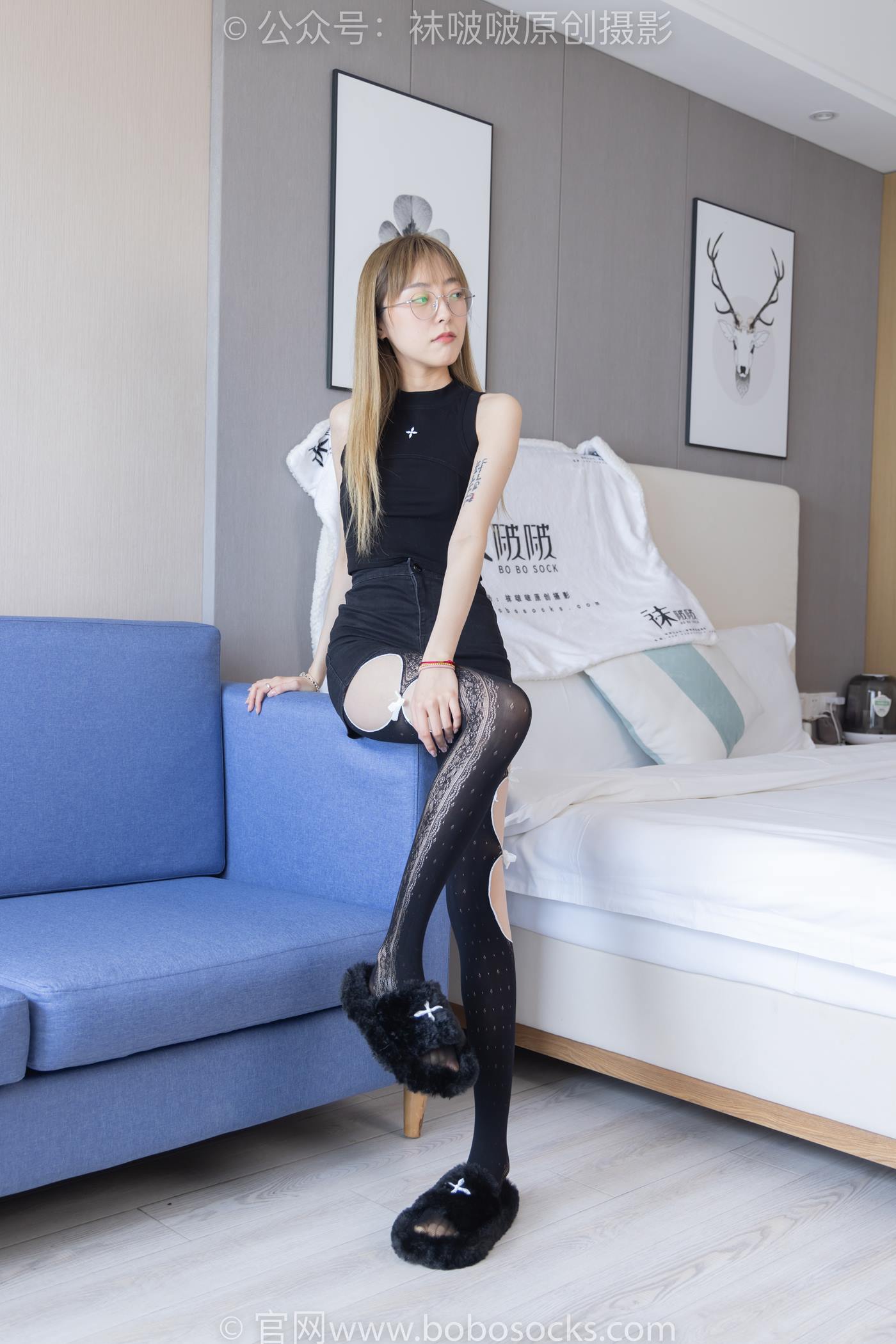 图片[134]-[BoBoSocks袜啵啵]NO.219 稚予-板鞋、拖鞋、厚黑丝、蕾丝黑丝[140P] – 速更版-美库