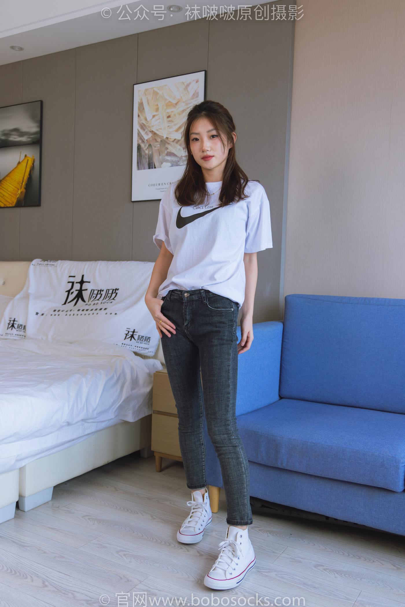 图片[135]-[BoBoSocks袜啵啵]NO.220 小沫-两双板鞋、短肉丝、裸足[140P] – 速更版-美库