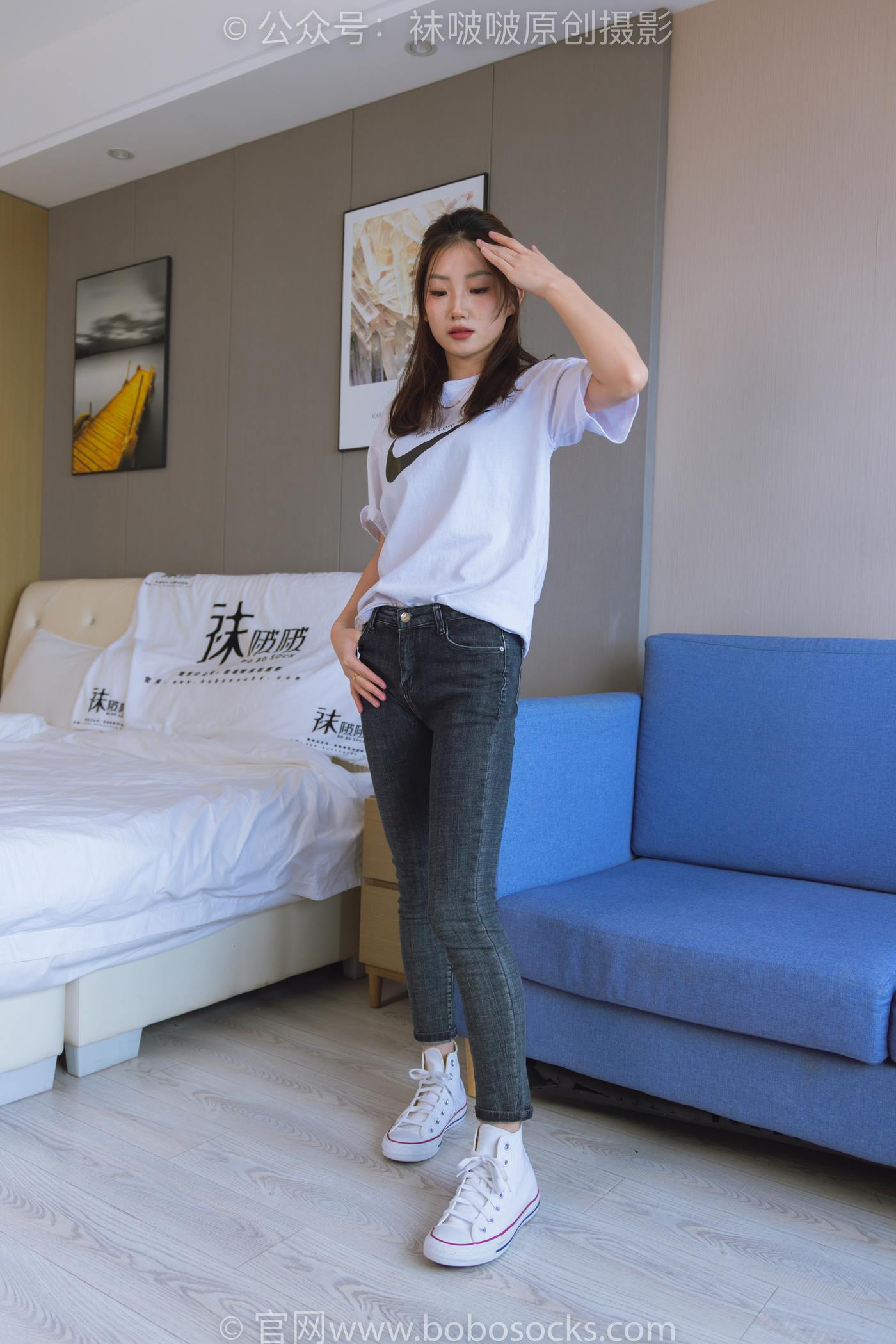 图片[136]-[BoBoSocks袜啵啵]NO.220 小沫-两双板鞋、短肉丝、裸足[140P] – 速更版-美库