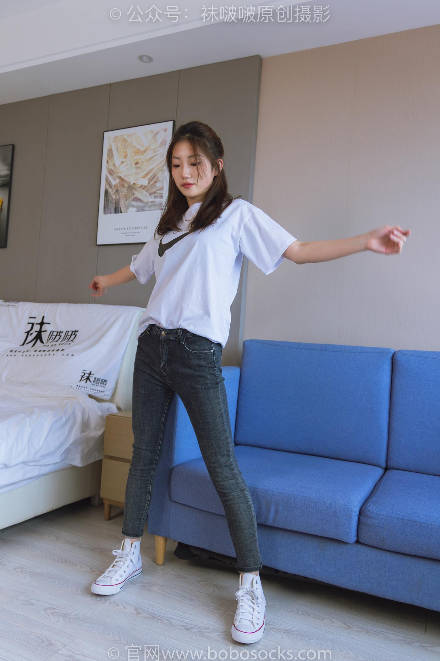 图片[139]-[BoBoSocks袜啵啵]NO.220 小沫-两双板鞋、短肉丝、裸足[140P] – 速更版-美库