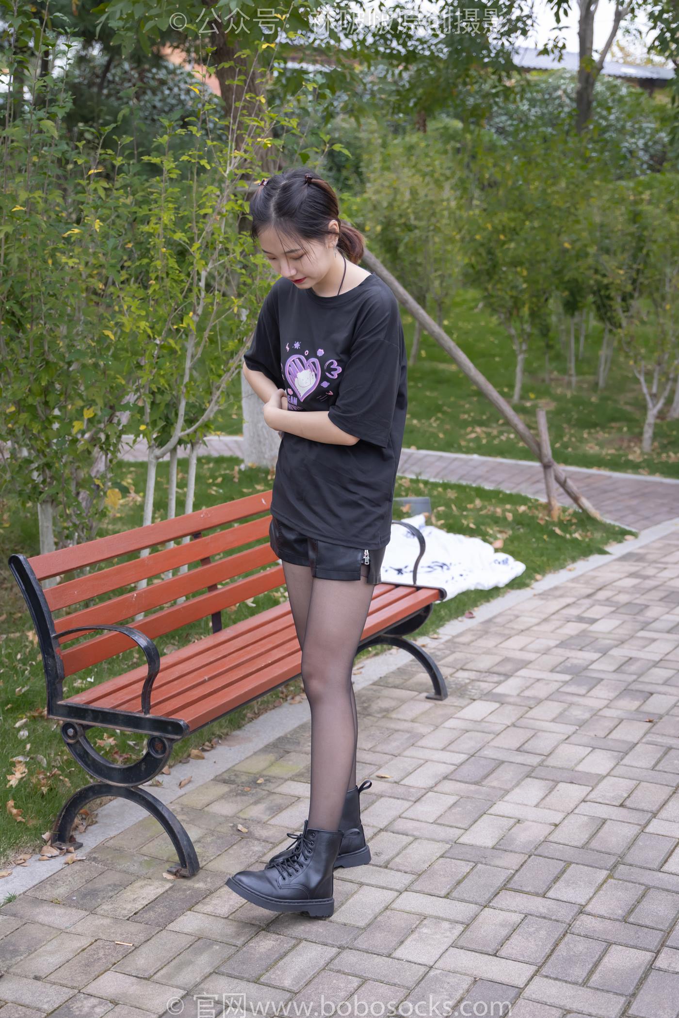 图片[129]-[BoBoSocks袜啵啵]NO.221 小甜豆-马丁靴、黑丝[133P] – 速更版-美库