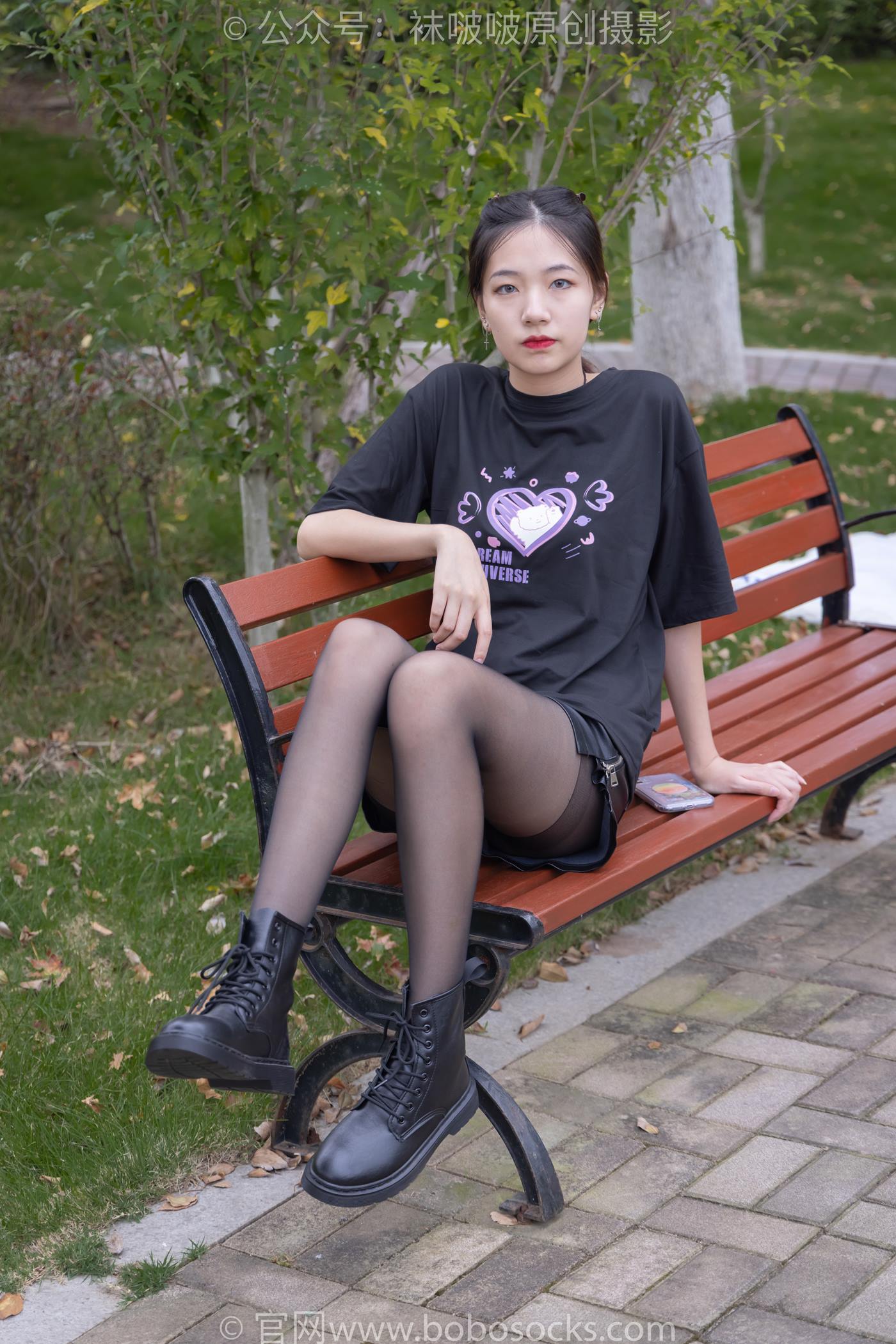 图片[132]-[BoBoSocks袜啵啵]NO.221 小甜豆-马丁靴、黑丝[133P] – 速更版-美库