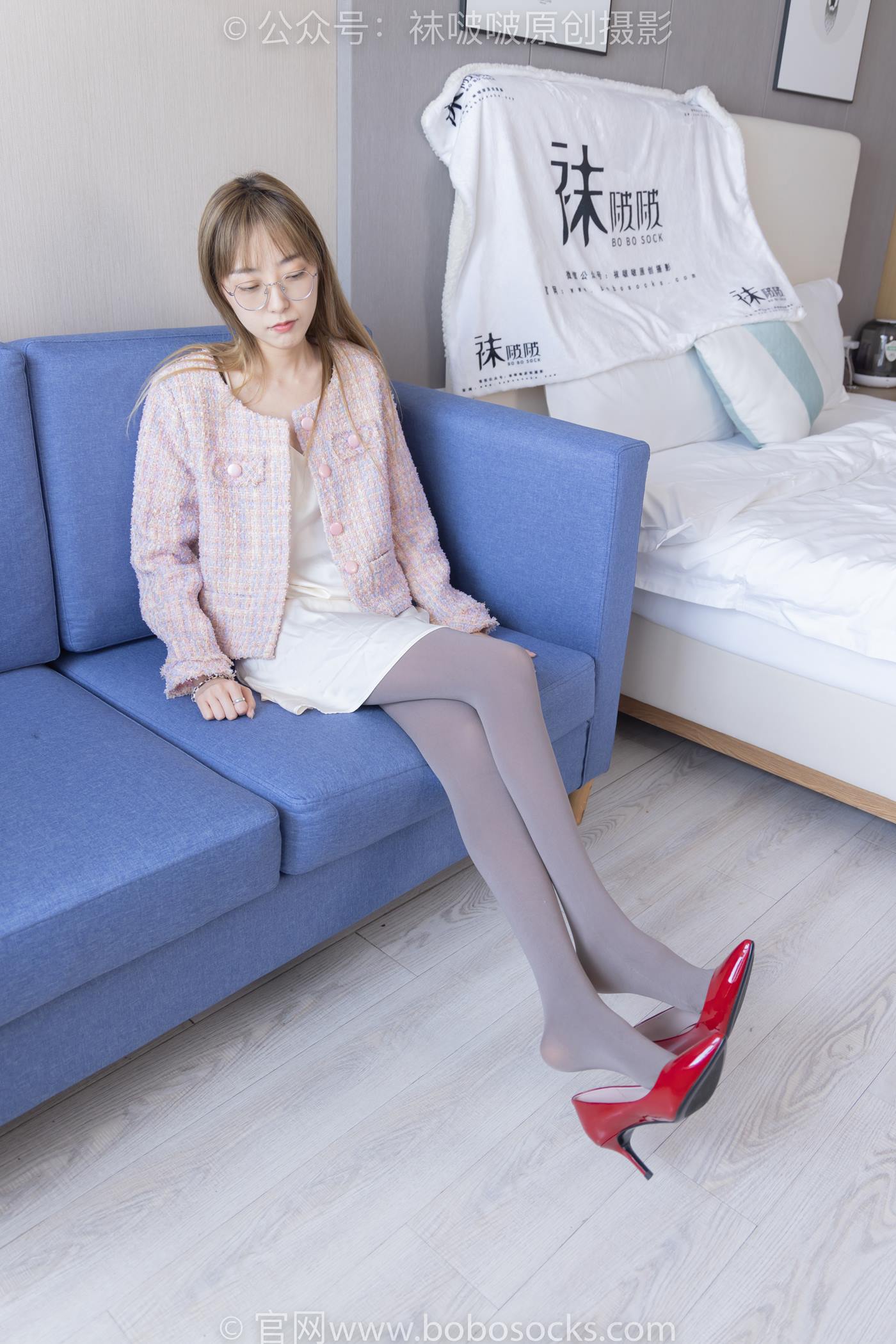 图片[10]-[BoBoSocks袜啵啵]NO.225 稚予-两双高跟鞋、厚灰丝[150P] – 速更版-美库