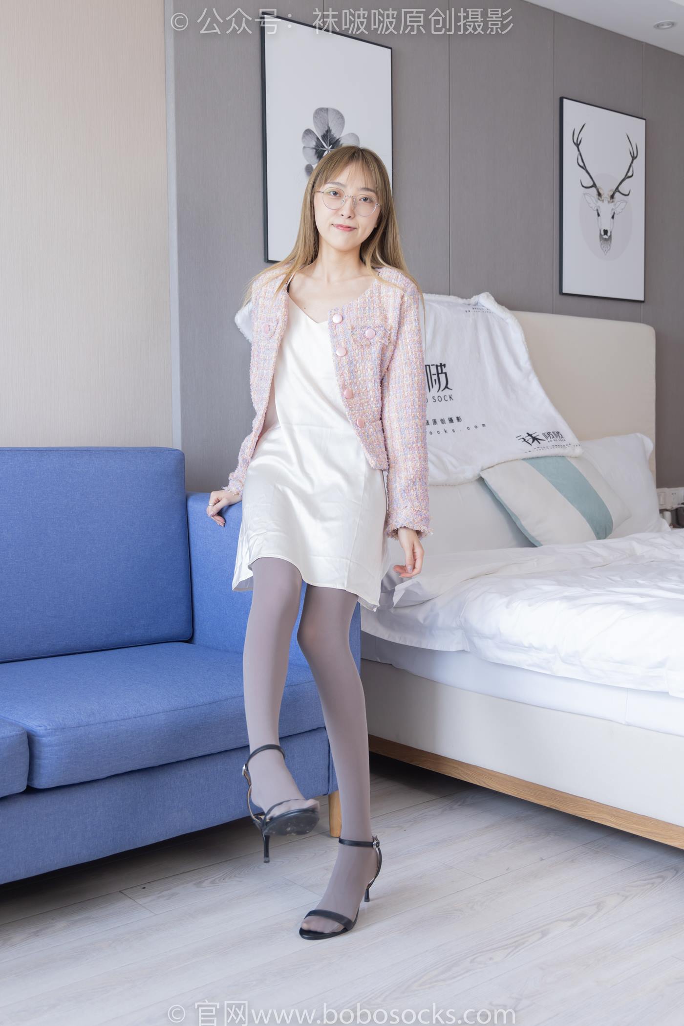 图片[36]-[BoBoSocks袜啵啵]NO.225 稚予-两双高跟鞋、厚灰丝[150P] – 速更版-美库