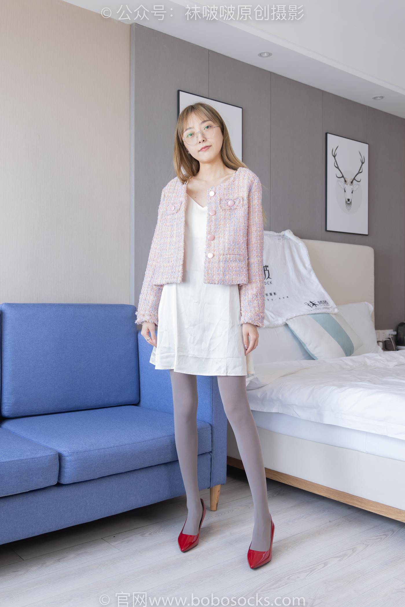 图片[145]-[BoBoSocks袜啵啵]NO.225 稚予-两双高跟鞋、厚灰丝[150P] – 速更版-美库